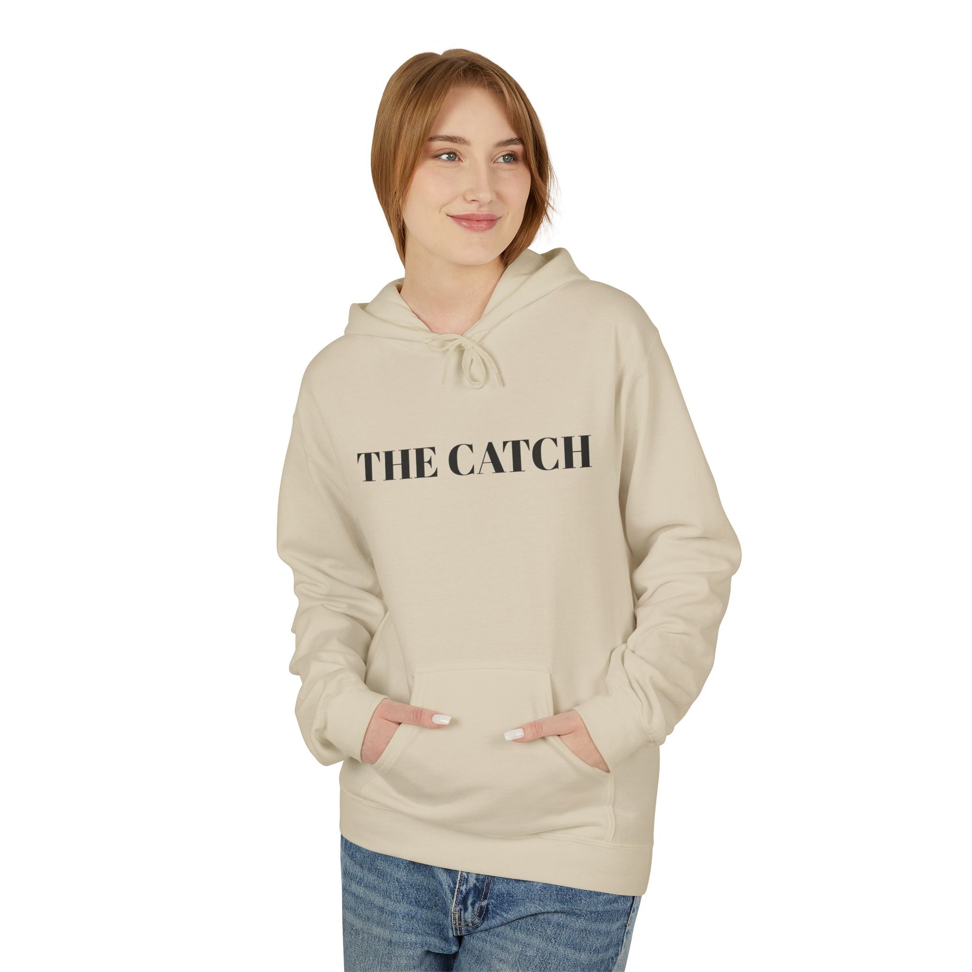 Softstyle Fleece Hoodie - 'THE CATCH' & 'GORGEOUS' Design - THE CATCH