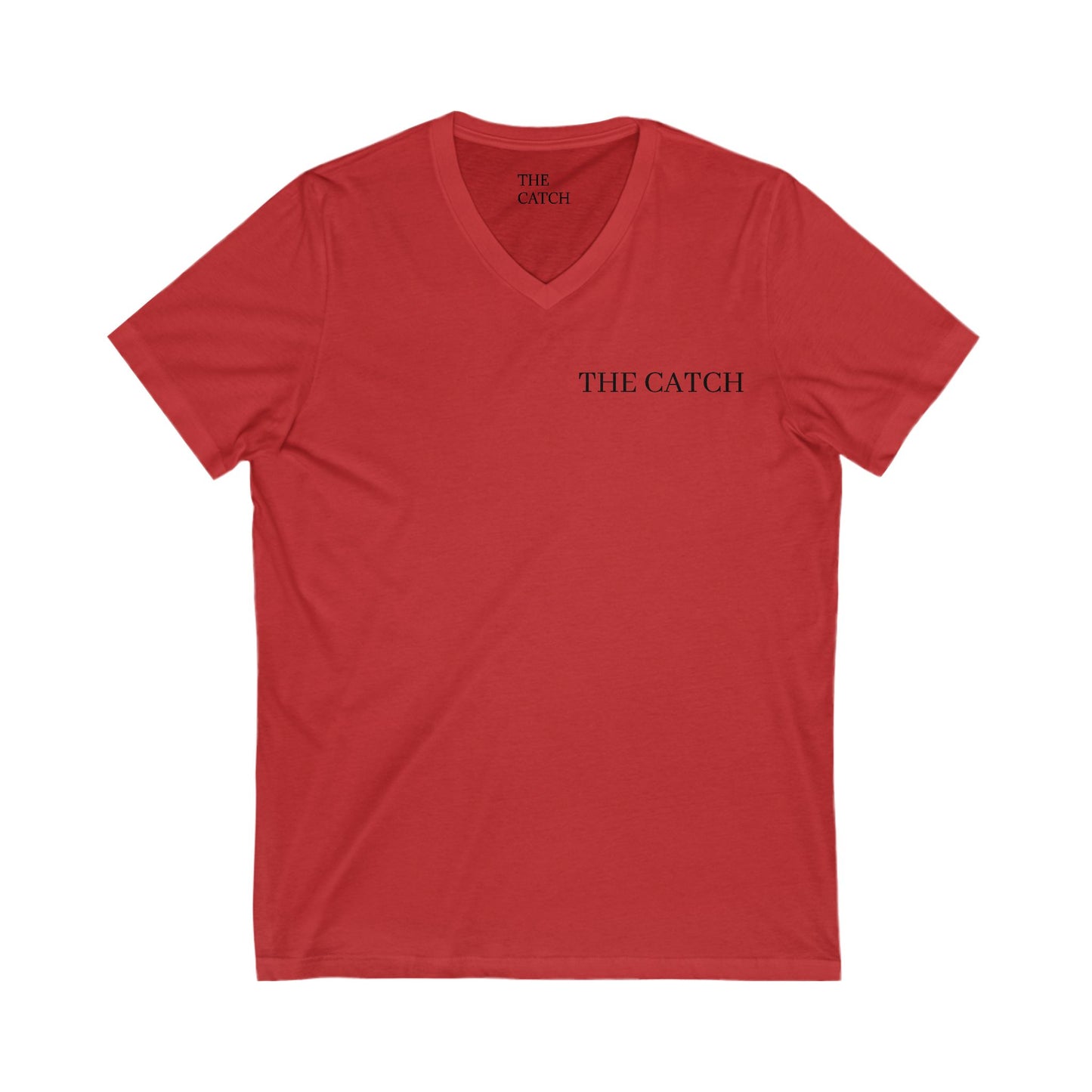 Unisex Jersey Short Sleeve V-Neck Tee - THE CATCH