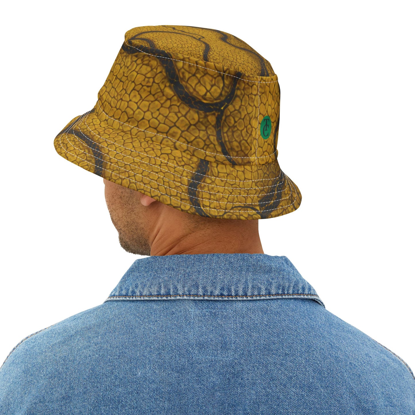 Cool Snake Print Bucket Hat | Fun Summer Accessory, Unique Gift, Outdoor Style, Festival Wear, Beach Cap - THE CATCH