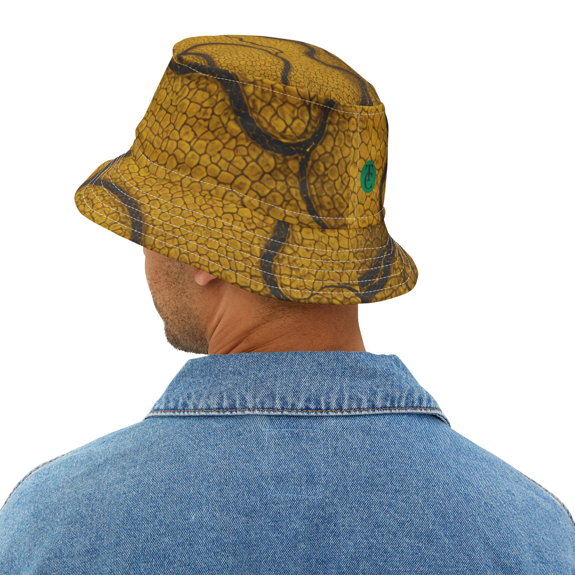 Cool Snake Print Bucket Hat | Fun Summer Accessory, Unique Gift, Outdoor Style, Festival Wear, Beach Cap - THE CATCH