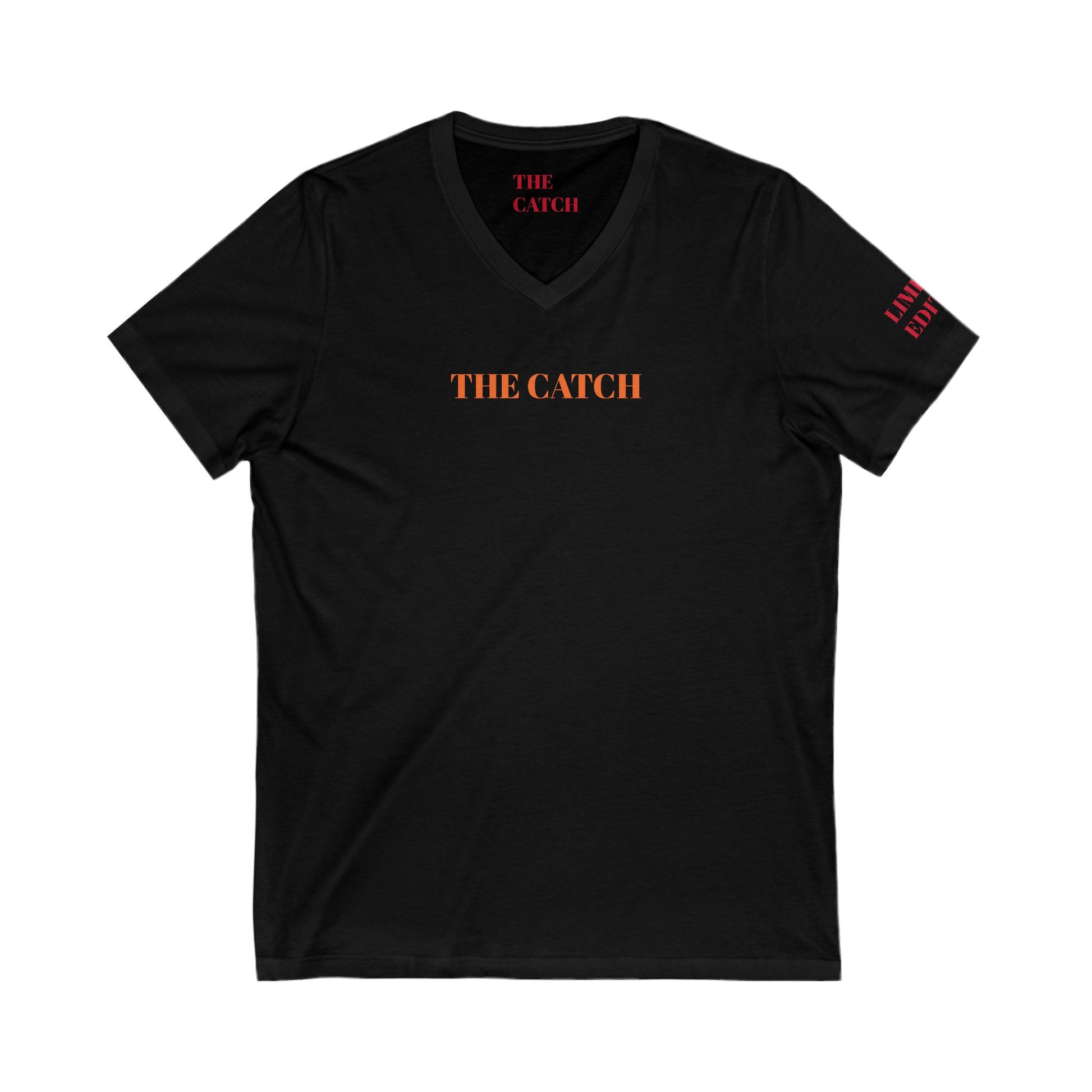 Unisex Jersey Short Sleeve V-Neck Tee - THE CATCH