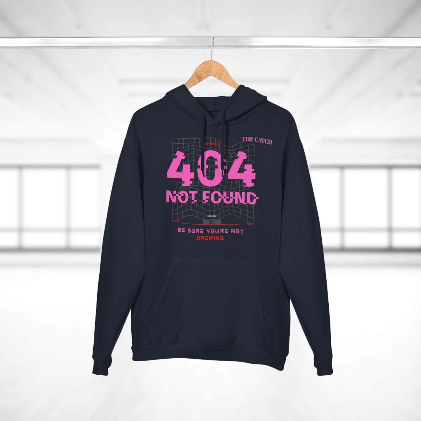 404 Not Found Pullover Hoodie - Stylish Tech-Inspired Streetwear - THE CATCH