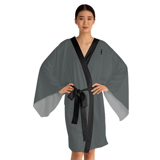 Chic Long Sleeve Kimono Robe, Cozy Loungewear, Stylish Sleepwear, Elegant Gift for Her, Spa Day Essentials, Unique Homewear - THE CATCH