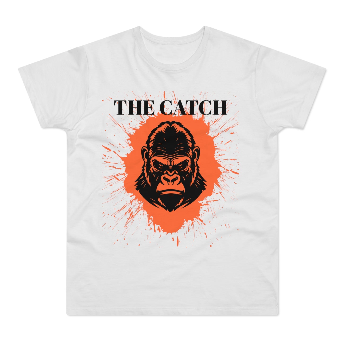 Men's Graphic T-Shirt - "The Catch" Gorilla Design - THE CATCH