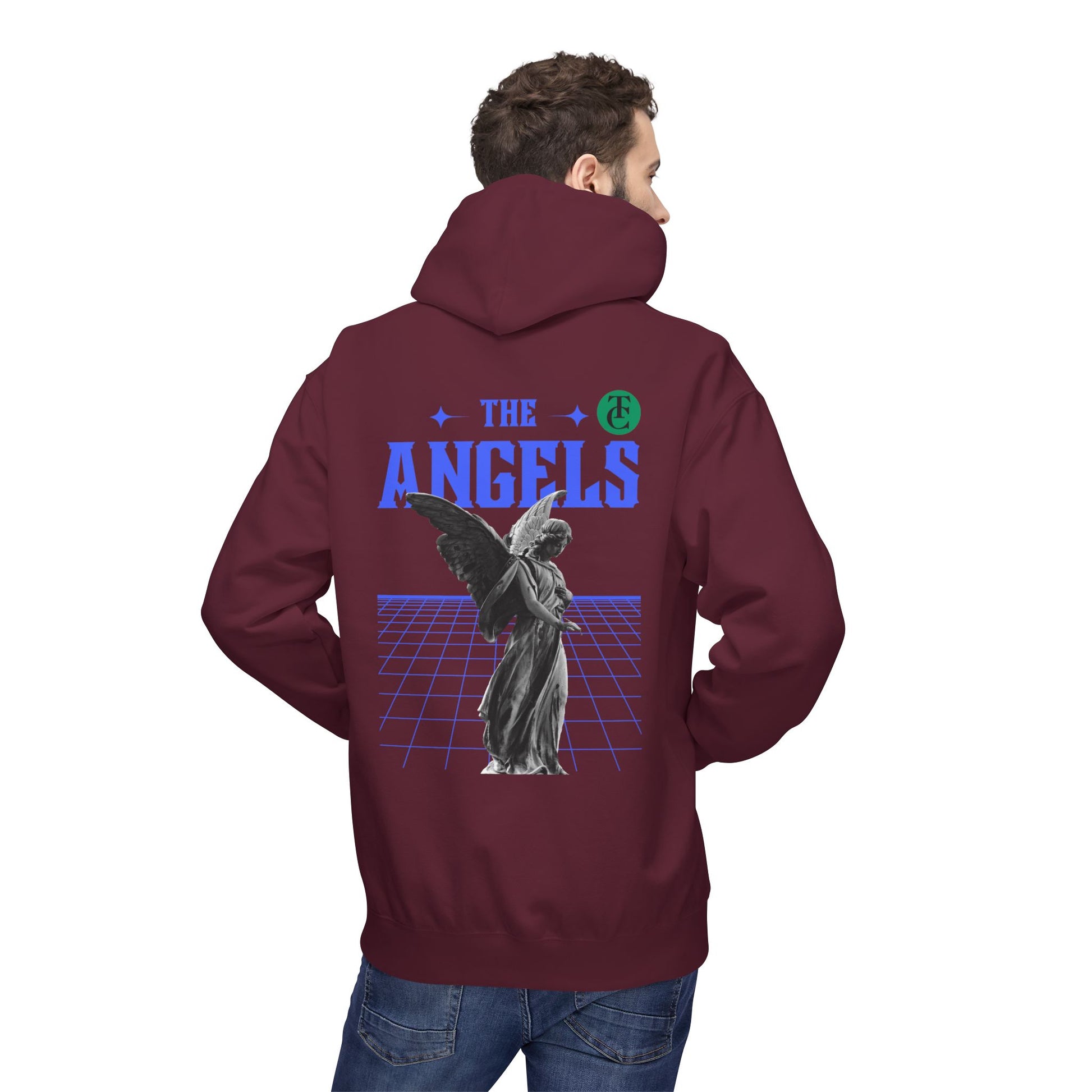 Angels Graphic Hoodie -Midweight Softstyle Fleece for Casual Comfort - THE CATCH