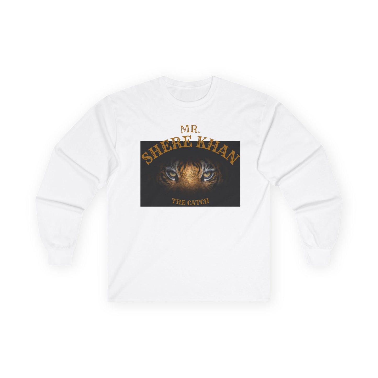 Mr. Shere Khan Long Sleeve Tee - Bold Graphic Tees for Tiger Lovers - THE CATCH