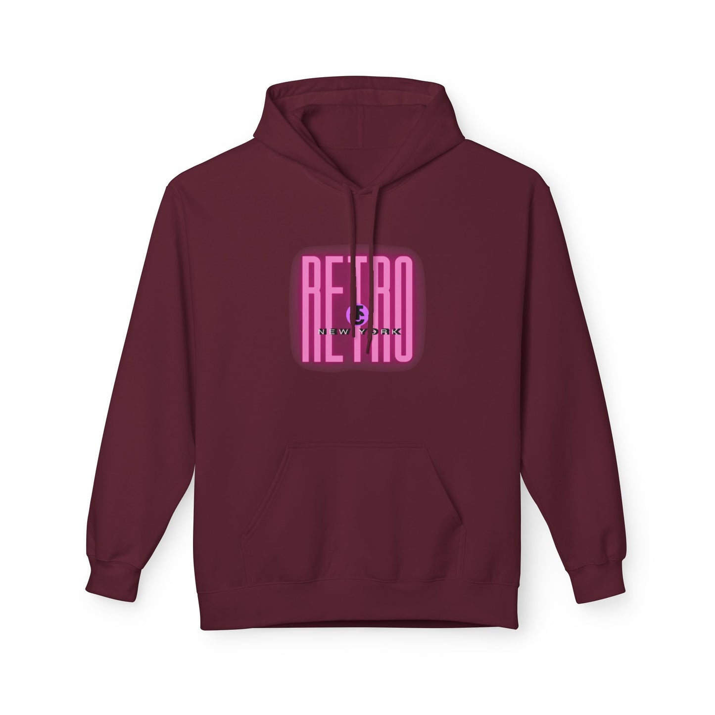 Retro New York Fleece Hoodie, 80s Style Sweatshirt, Vintage Hoodie, Casual Streetwear, Trending Fashion - THE CATCH