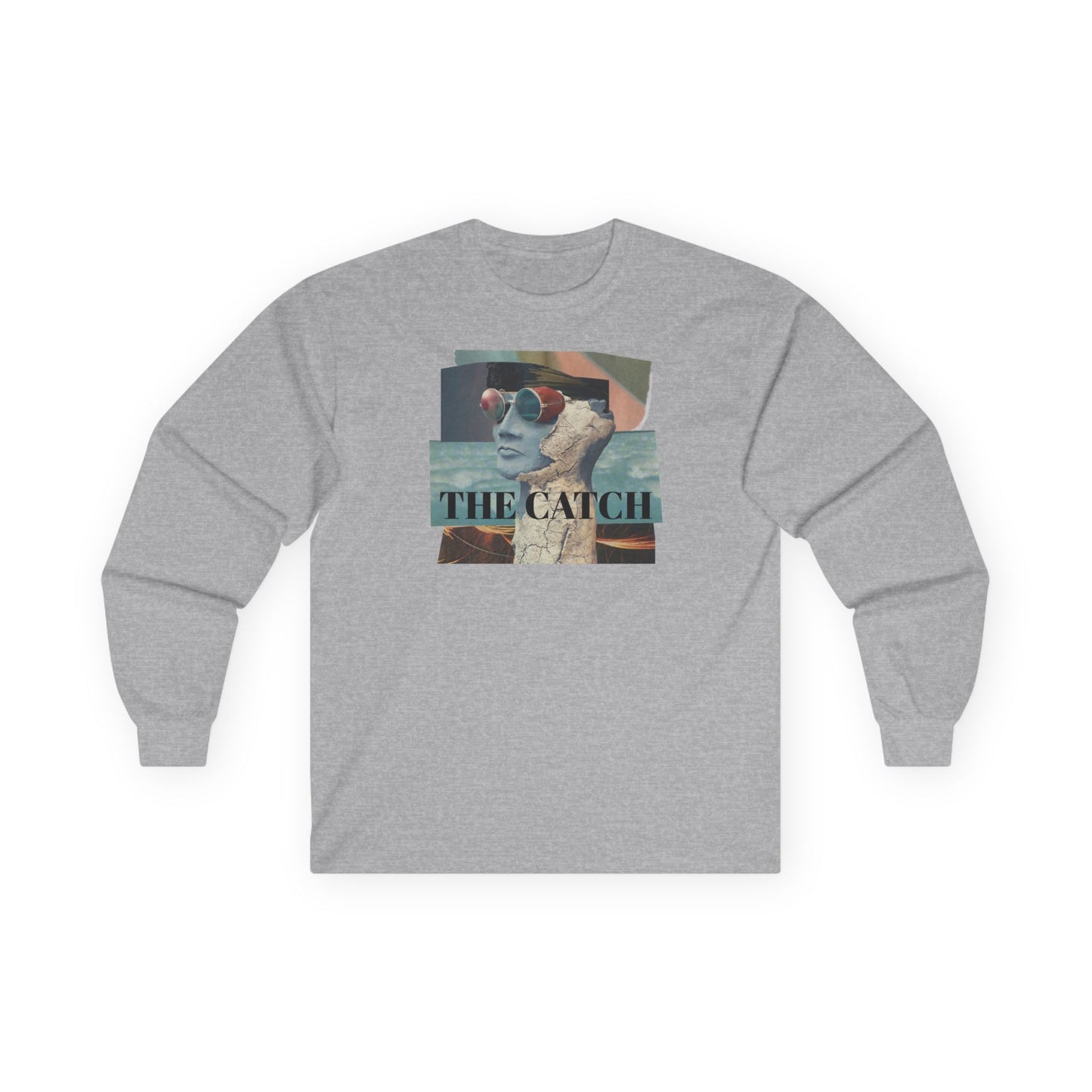 The Catch Long Sleeve Tee – Ultra Cotton Tee with Unique Graphic Design - THE CATCH