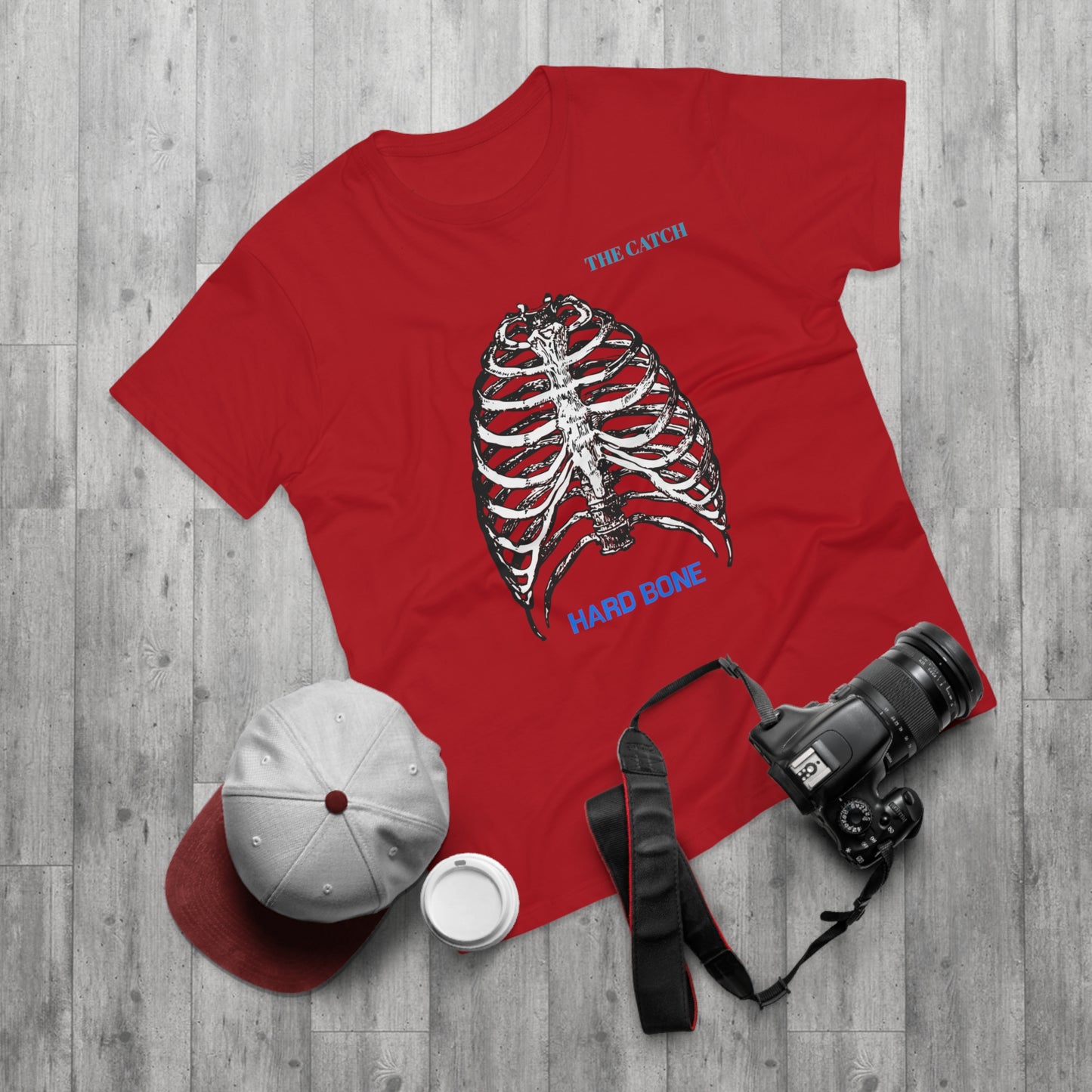 Men's Graphic T-Shirt - "Hard Bone" Rib Cage Design