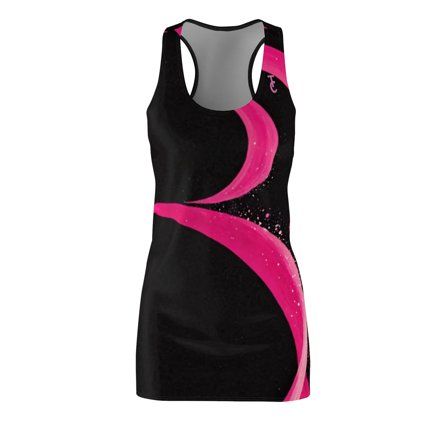 Stylish Women's Racerback Dress, AOP Casual Dress, Summer Party Outfit, Beach Cover-Up, Gift for Her, Vibrant Print Dress - THE CATCH