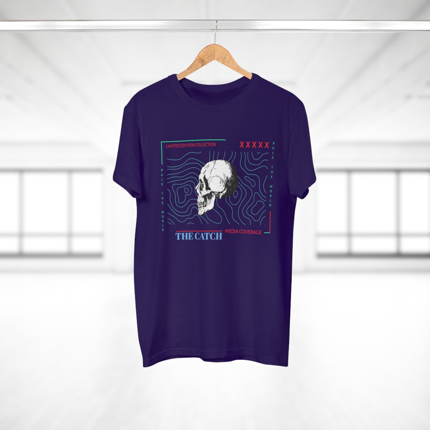 Limited Edition Skull Graphic Men's T-Shirt - The Catch Media Coverage