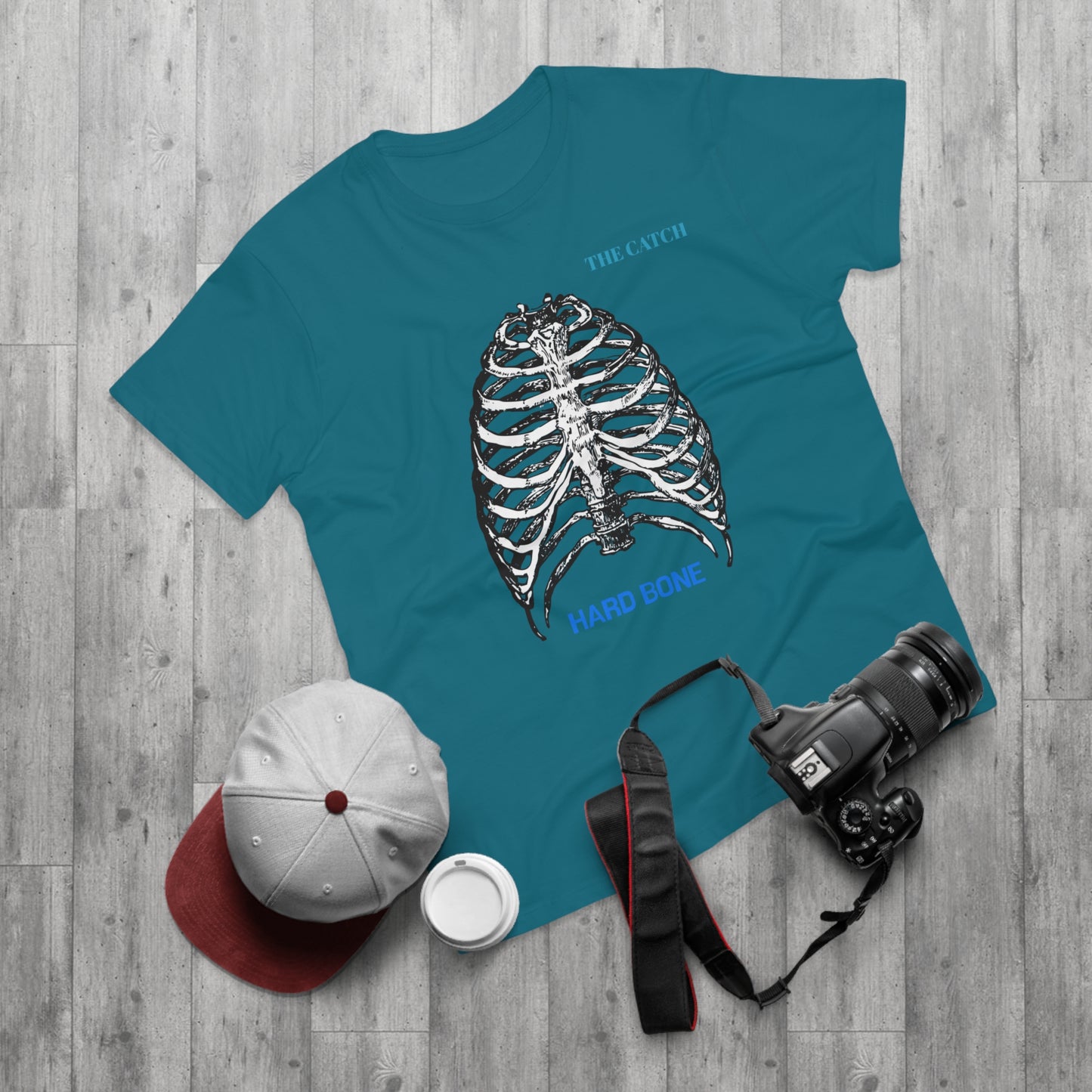 Men's Graphic T-Shirt - "Hard Bone" Rib Cage Design