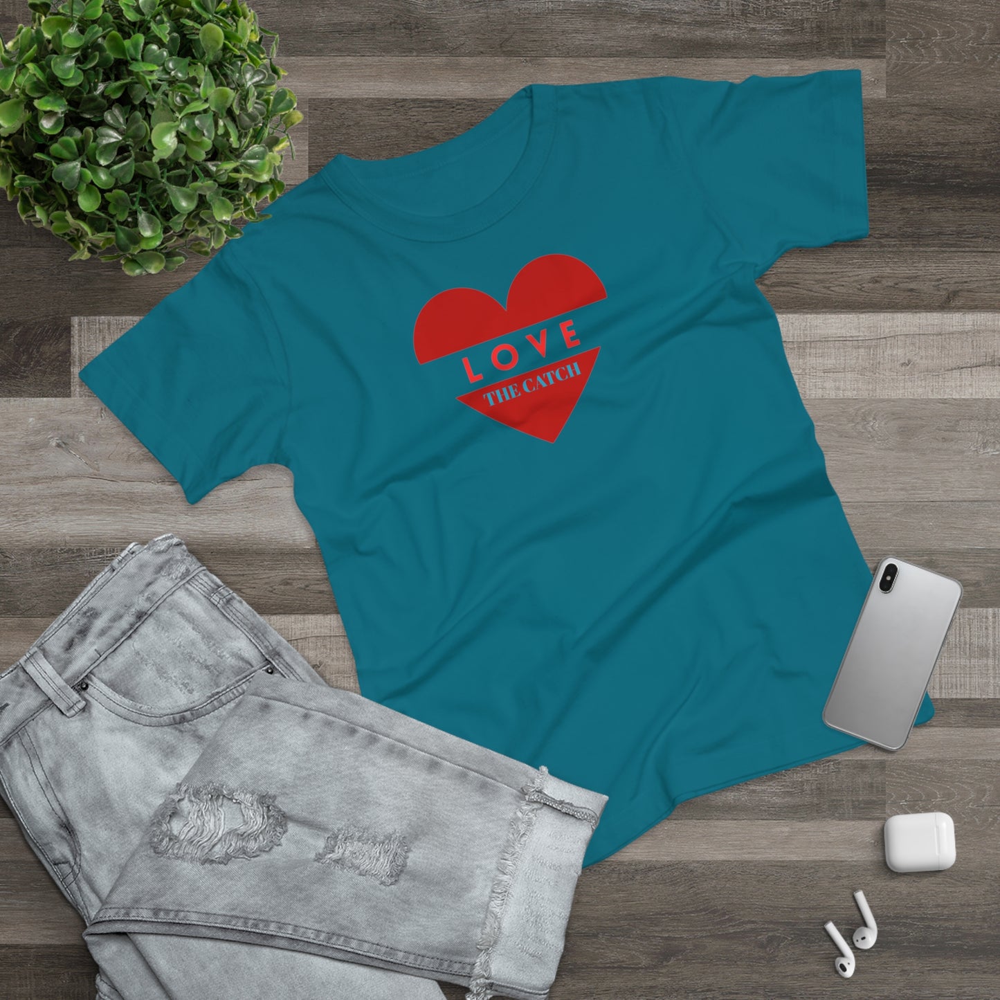 Love Catch Heart Women's T-Shirt