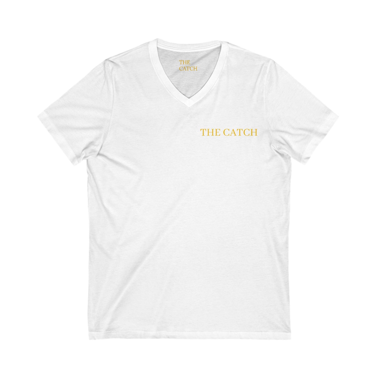 Unisex Jersey Short Sleeve V-Neck Tee - THE CATCH