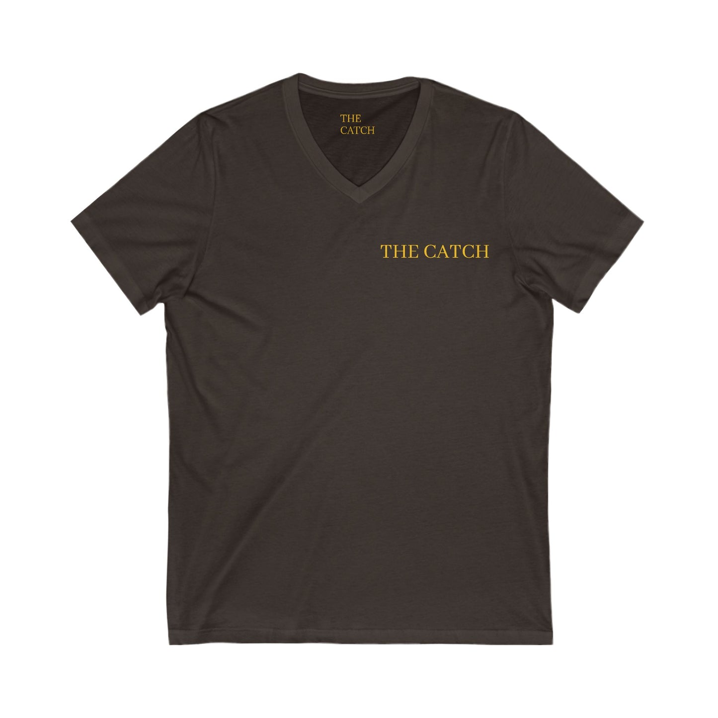 Unisex Jersey Short Sleeve V-Neck Tee - THE CATCH