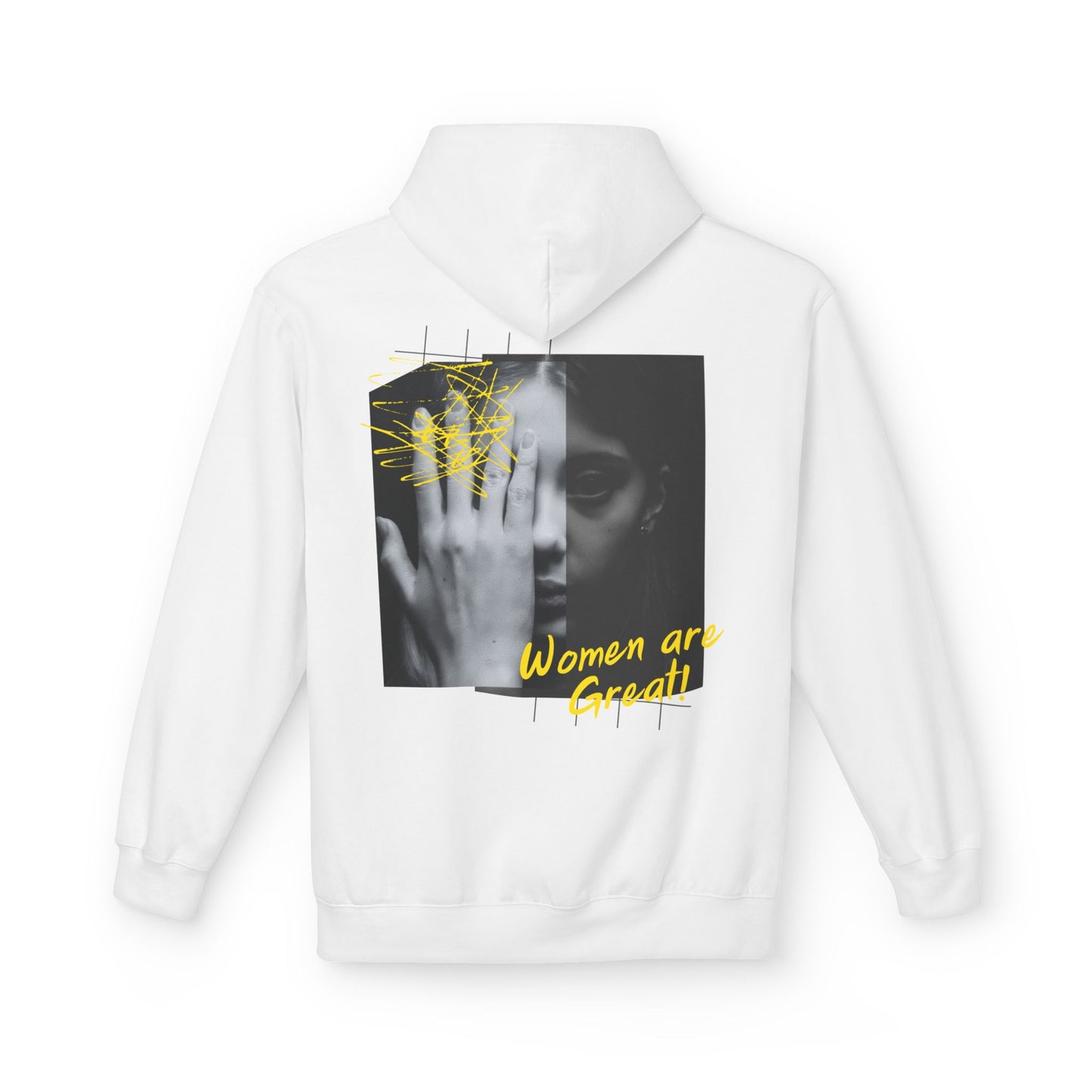 Empowering Women's Fleece Hoodie - "Strong Women Don't Wilt, They Bloom"