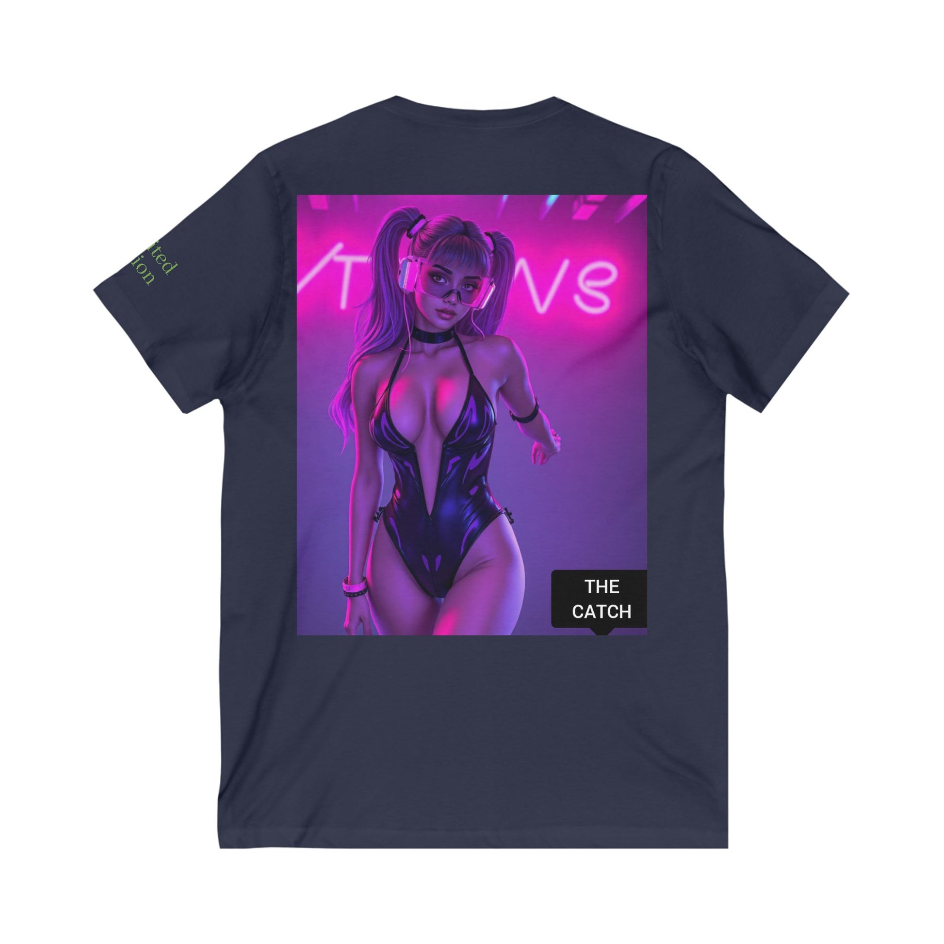 Unisex Jersey Short Sleeve V-Neck Tee - THE CATCH