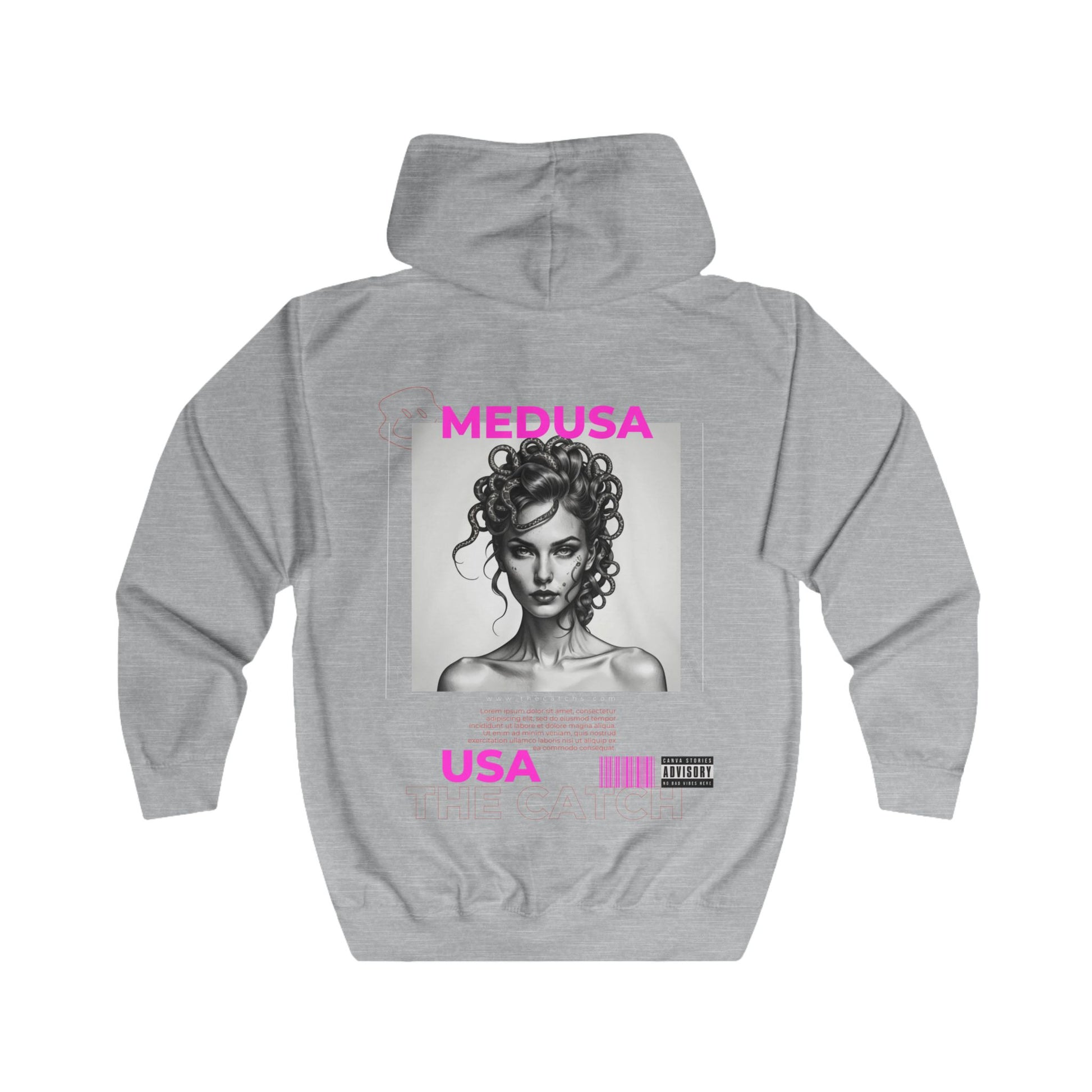 Medusa Graphic Full Zip Hoodie - The Catch - THE CATCH