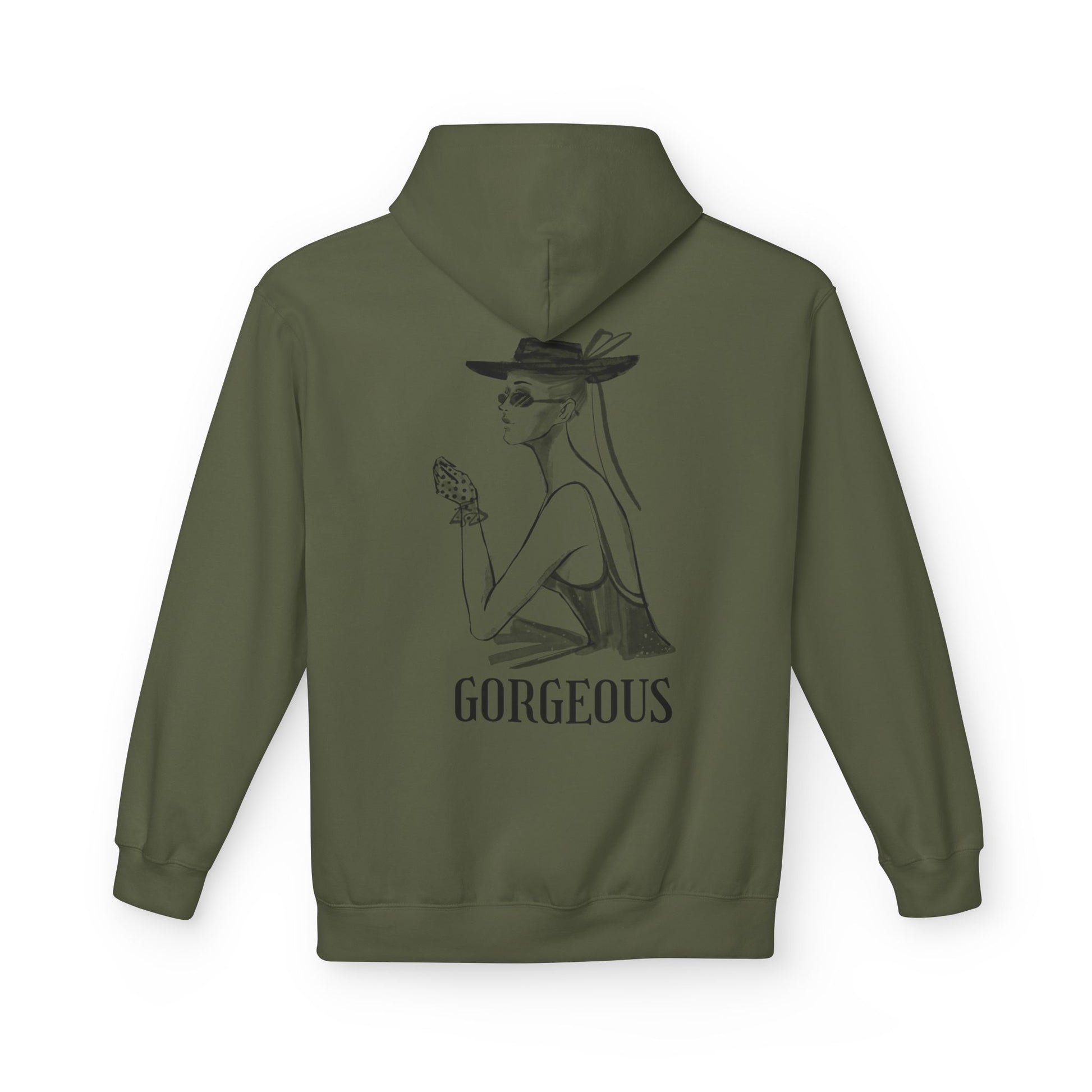 Softstyle Fleece Hoodie - 'THE CATCH' & 'GORGEOUS' Design - THE CATCH