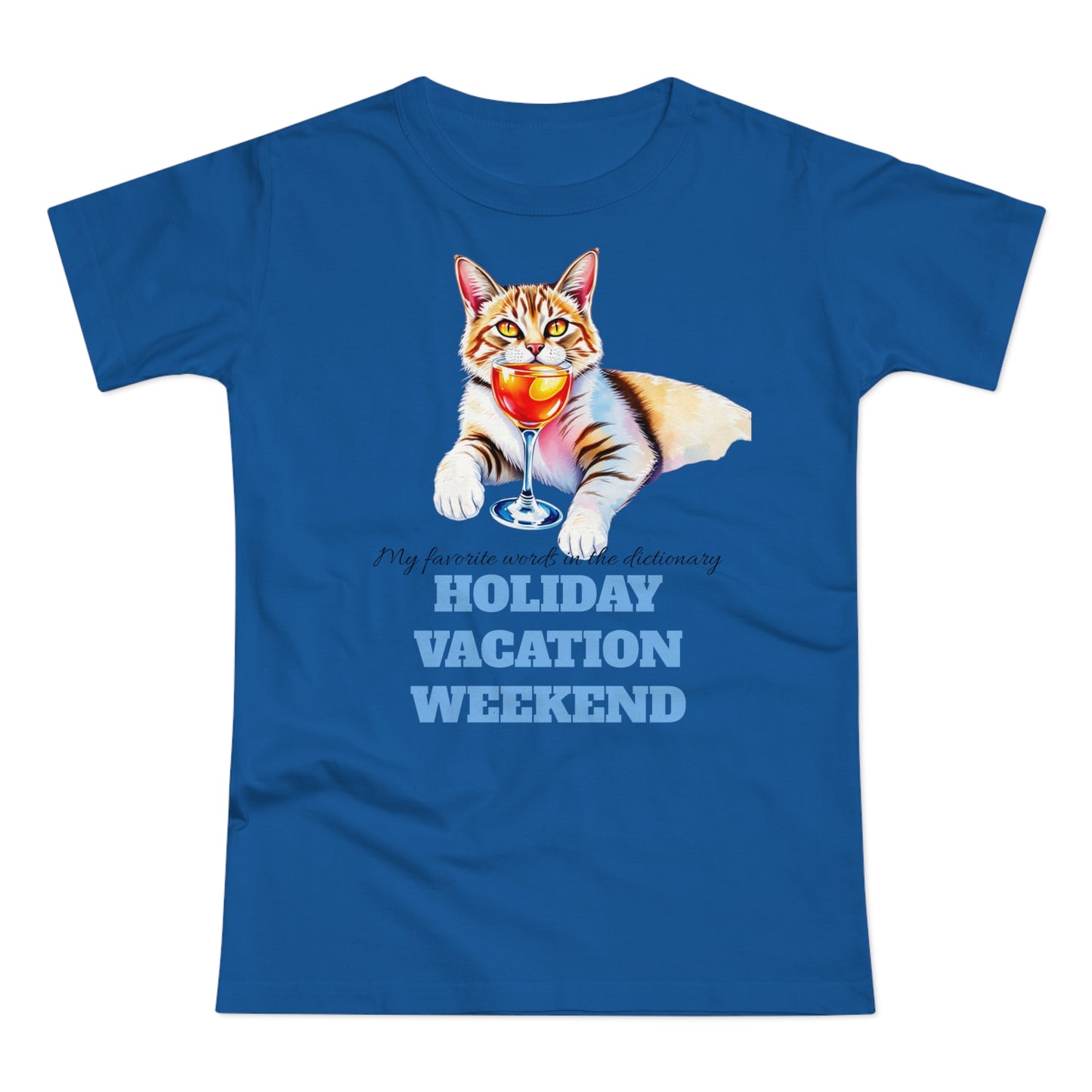 Cat Lover's Holiday Vacation T-Shirt