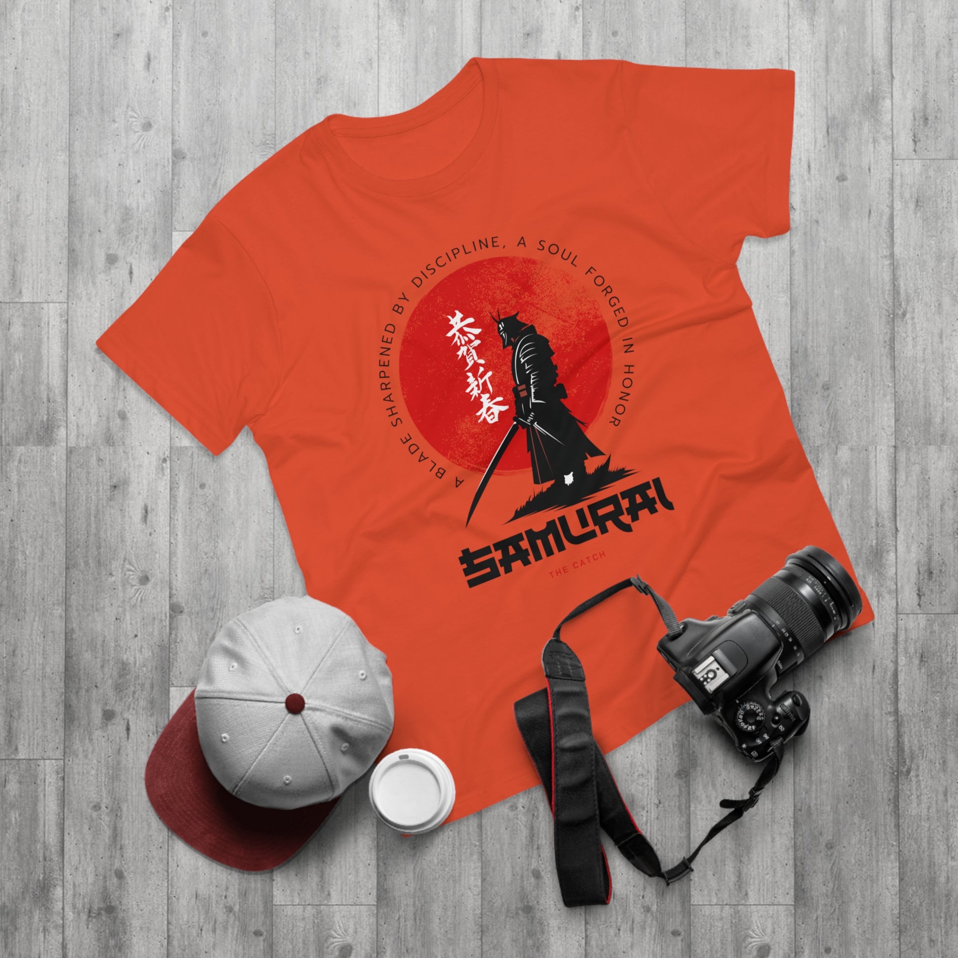 Samurai Discipline Men's T-Shirt - Bold Graphic Tee for Anime Lovers - THE CATCH