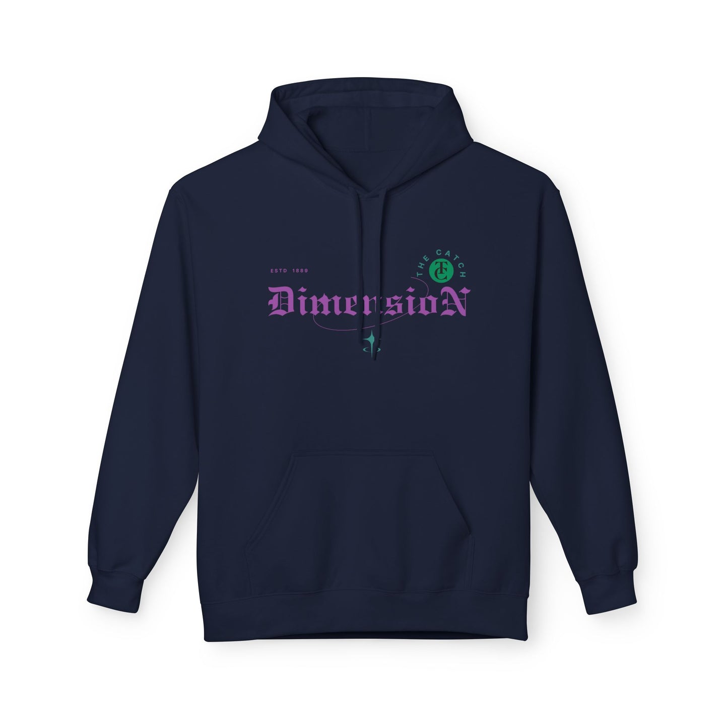 Cosmic Dimension Hoodie | Softstyle Fleece Wear, Unique Graphic Pullover, Gift for Astronomers, Casual Streetwear - THE CATCH