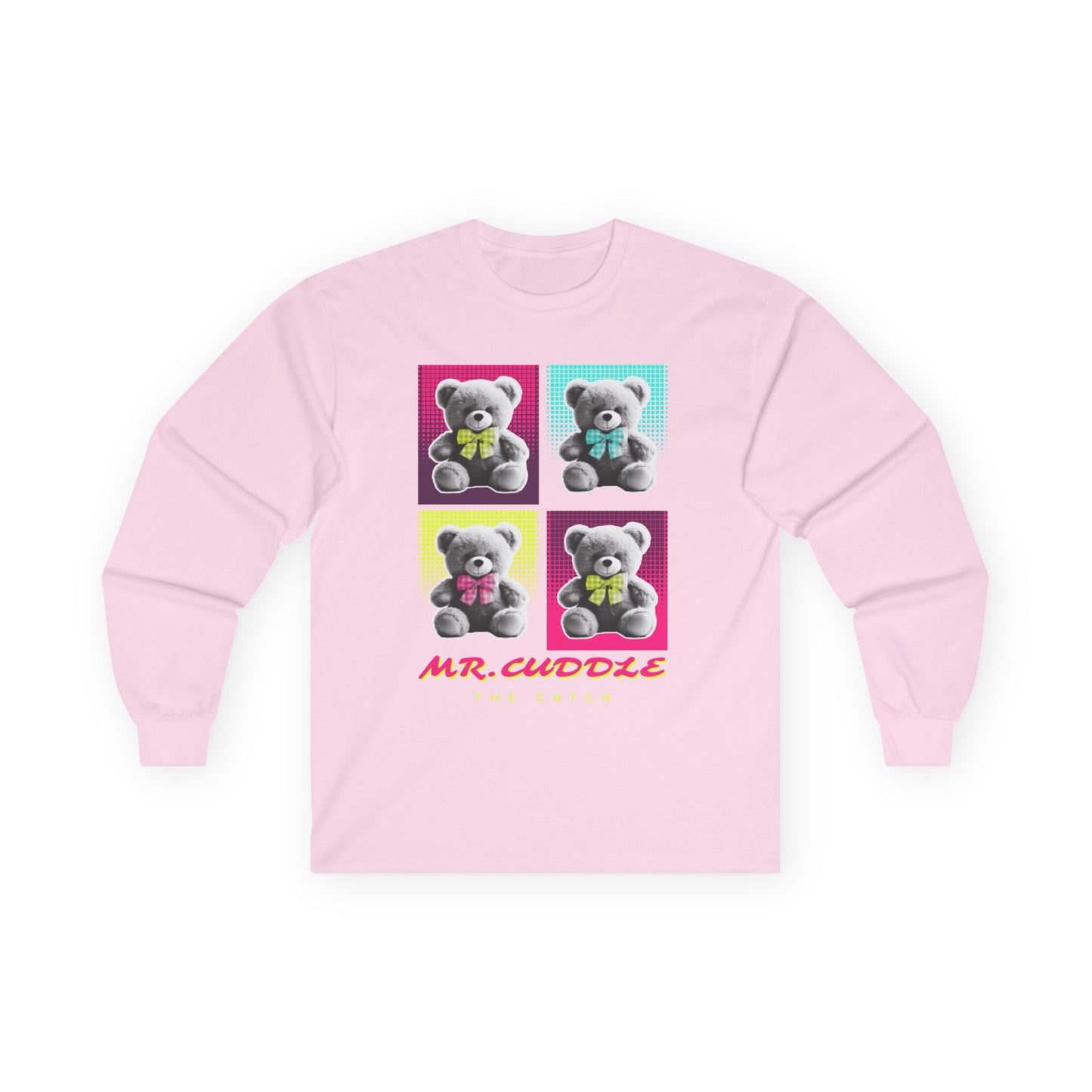 Mr. Cuddle Long Sleeve Tee - Cute & Cozy Gift for Bear Lovers - THE CATCH
