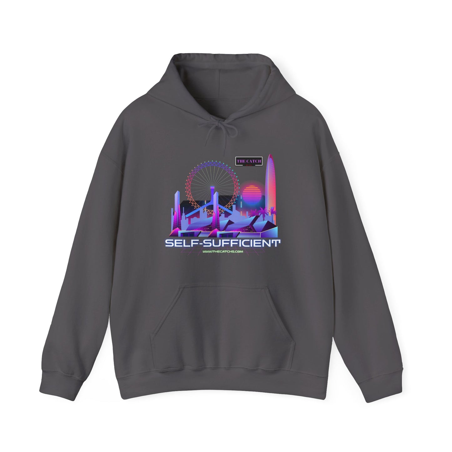 Retro Vibes Hooded Sweatshirt - Comfortable Streetwear, Perfect for Gifts, Relaxed Style, Fashion, Casual Wear - THE CATCH