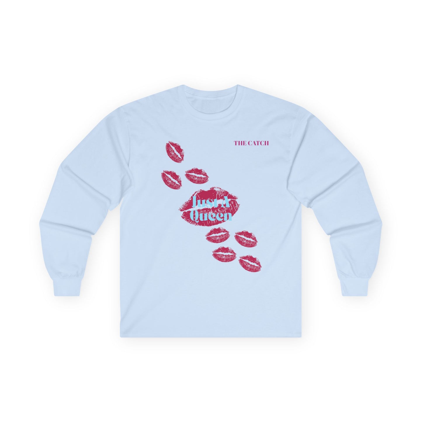 Just A Queen Long Sleeve Tee - Stylish Women's Cotton Shirt