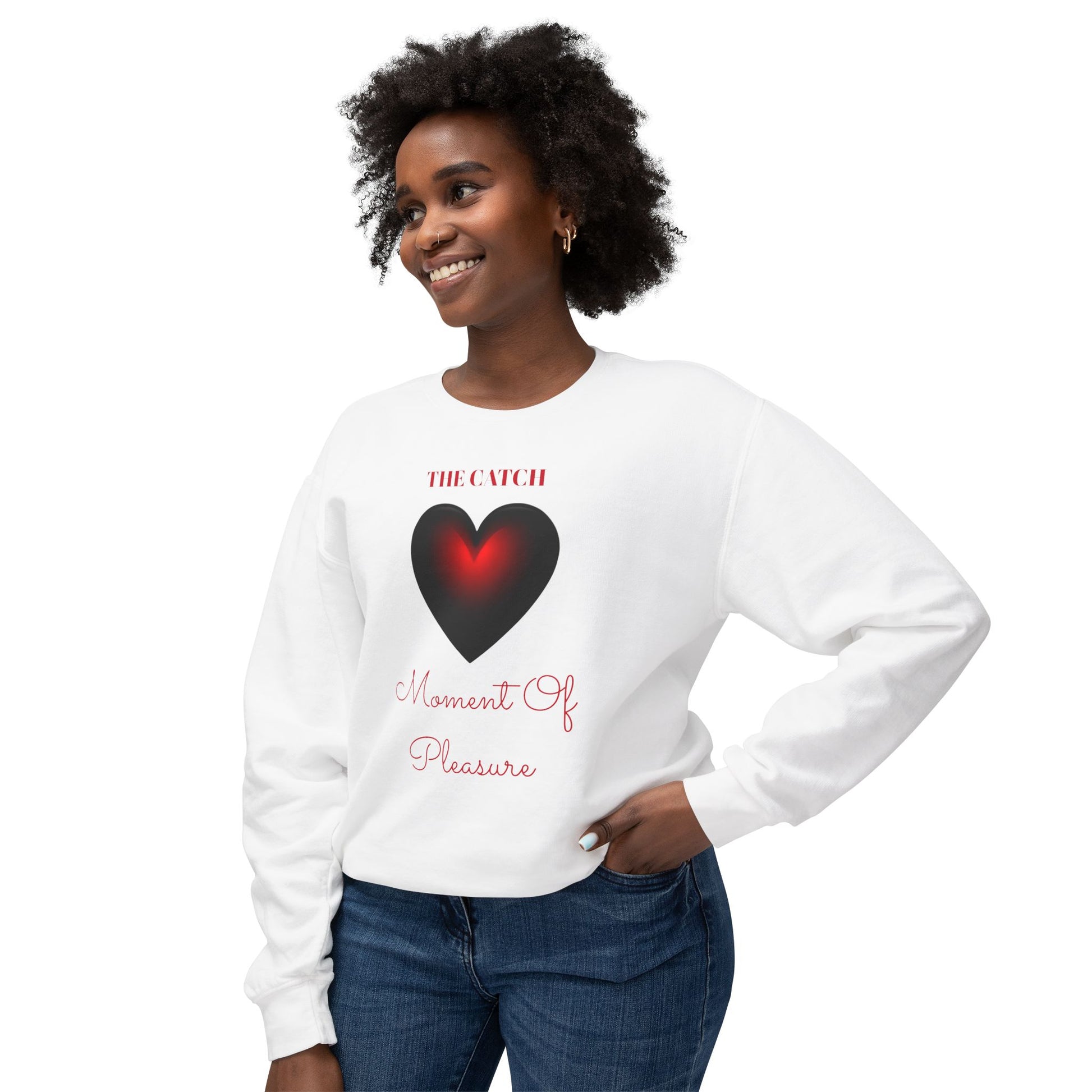 Woman's Lightweight Crewneck Sweatshirt - THE CATCH