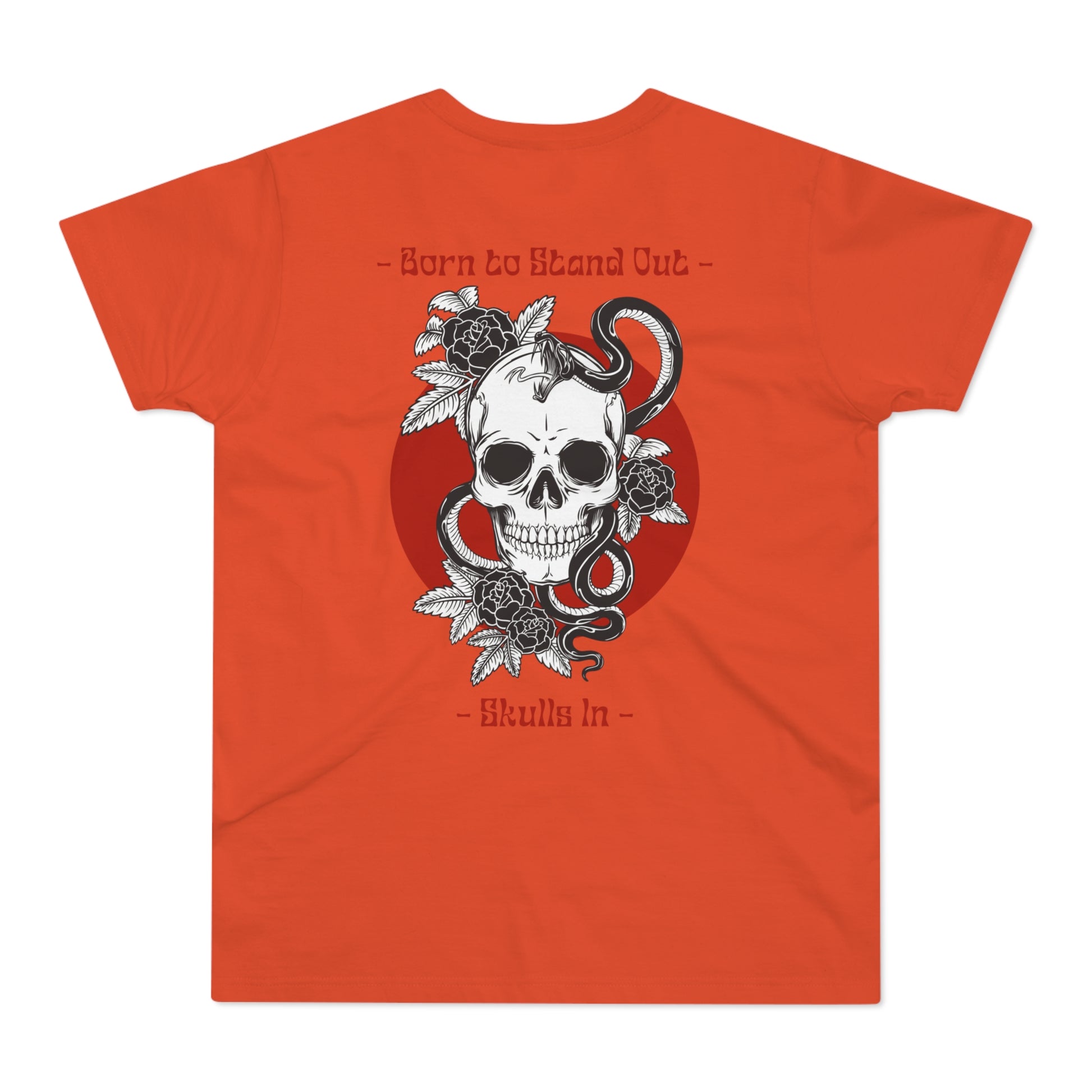 Skulls & Snakes Graphic Tee - 'The Catch' Design for Bold Men - THE CATCH