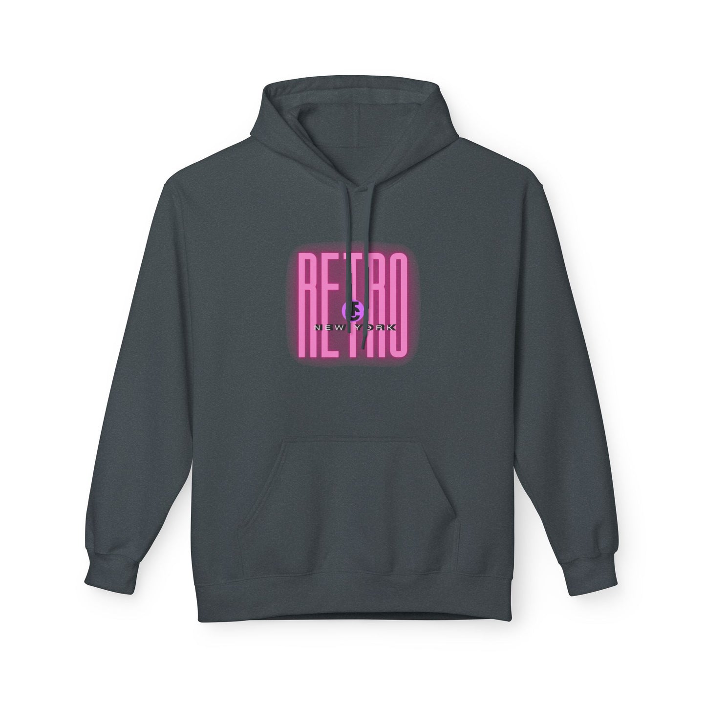 Retro New York Fleece Hoodie, 80s Style Sweatshirt, Vintage Hoodie, Casual Streetwear, Trending Fashion - THE CATCH