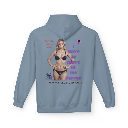 Trendy Fleece Hoodie for Everyday Style | Casual Wear, Gift for Her, Graphic Hooded Sweatshirt, Unique Fashion Statement - THE CATCH