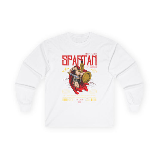 Spartan Warrior Long Sleeve Tee - Perfect for Fitness Enthusiasts & Cosplay - THE CATCH