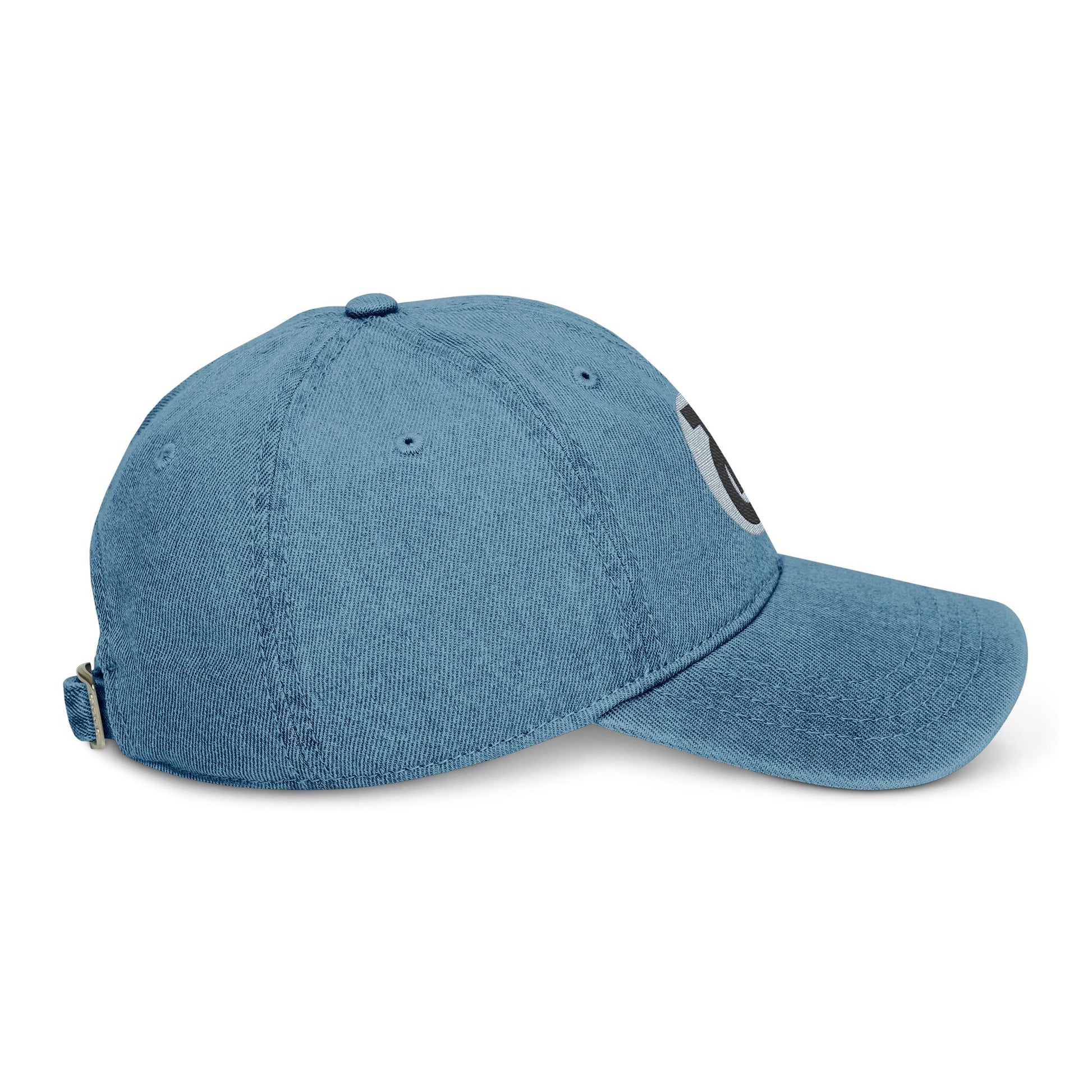 Stylish Embroidered Denim Hat, Casual Cap, Outdoor Accessory, Perfect Gift for Him or Her, Trendy Fashion Item, Year-Round Wear - THE CATCH