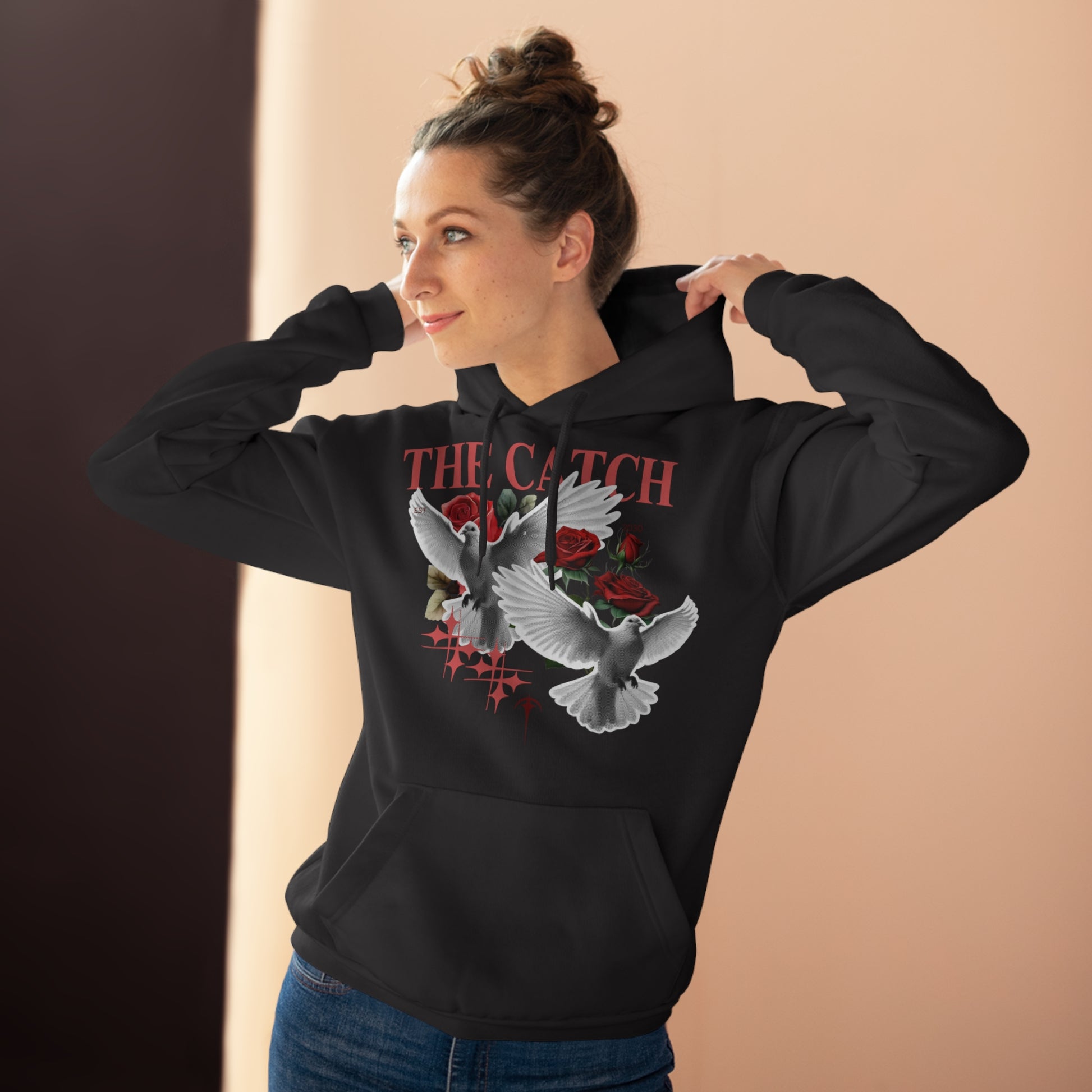 Stylish Pullover Hoodie with 'THE CATCH' Design - Perfect for Everyday Wear & Gift Ideas - THE CATCH