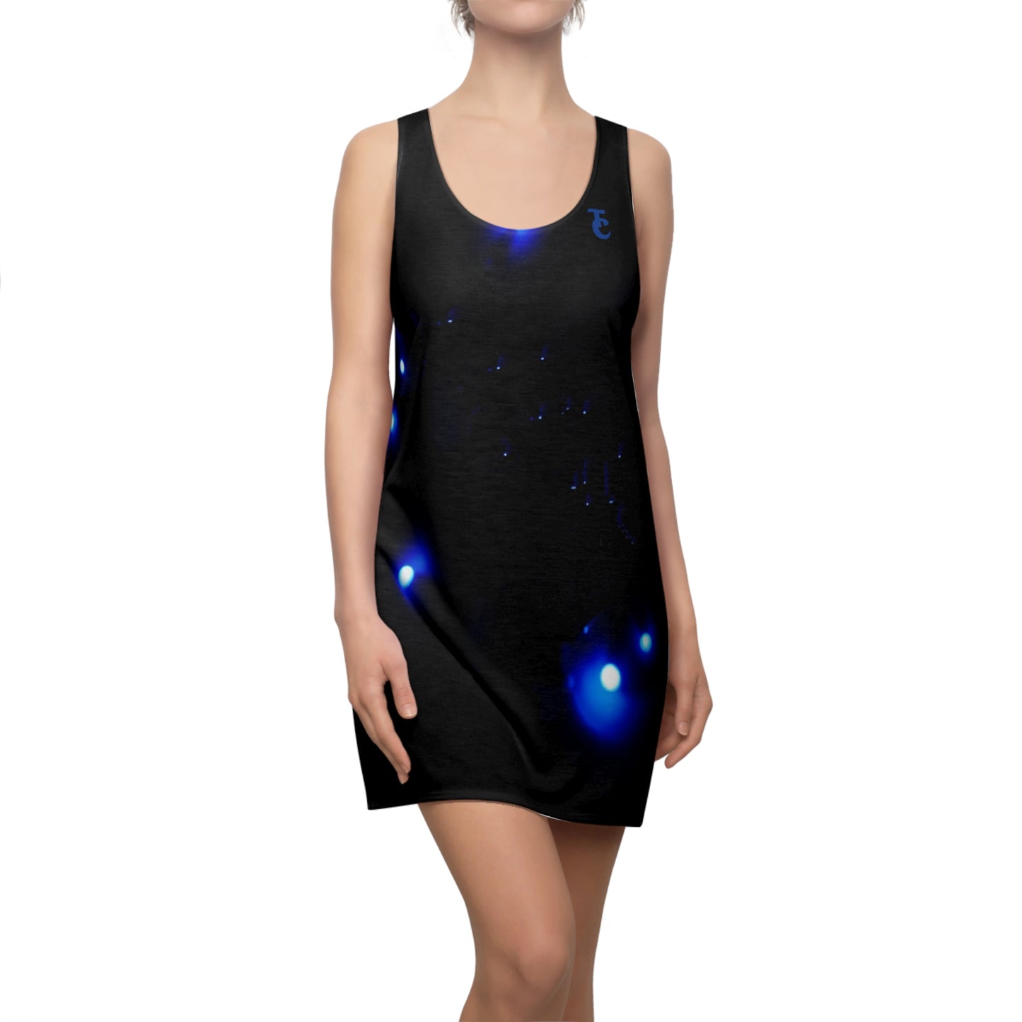 Starry Night Women's Racerback Dress - Comfortable, Stylish Summer Dress, Perfect for Parties, Festivals, and Casual Outings - THE CATCH