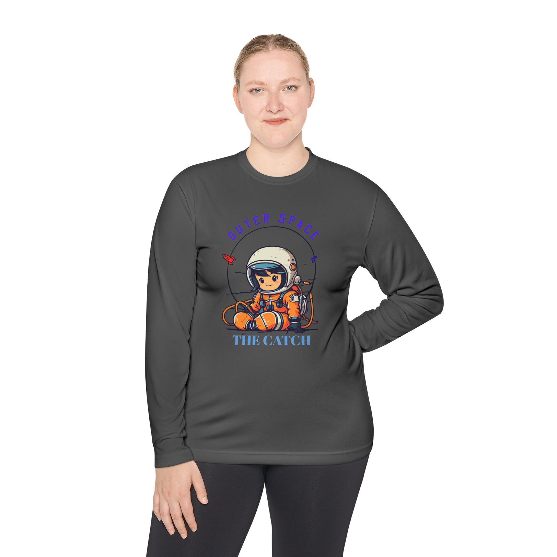 Outer Space Astronaut Lightweight Long Sleeve Tee - THE CATCH