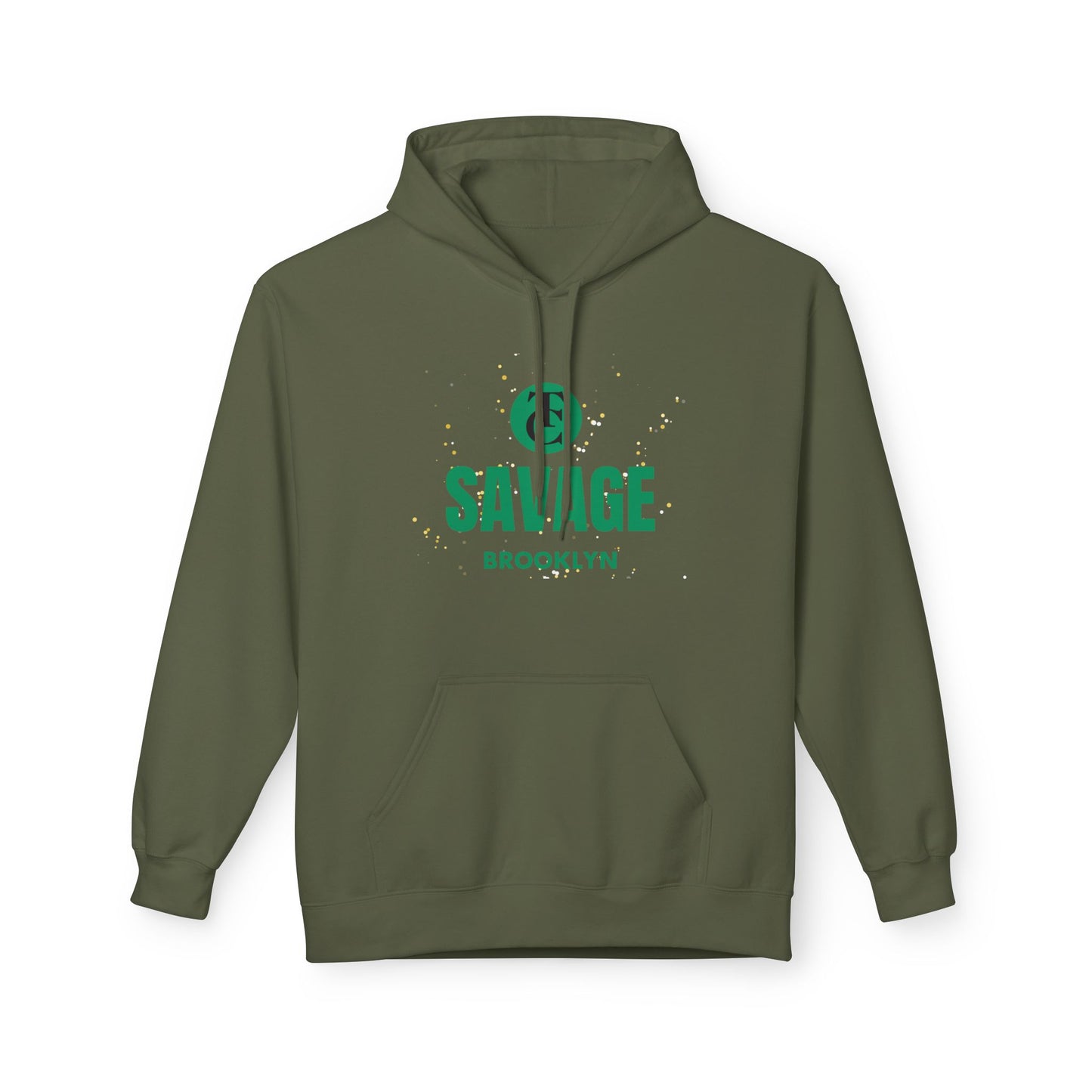 Savage Brooklyn Midweight Fleece Hoodie - Casual Streetwear Fashion - THE CATCH