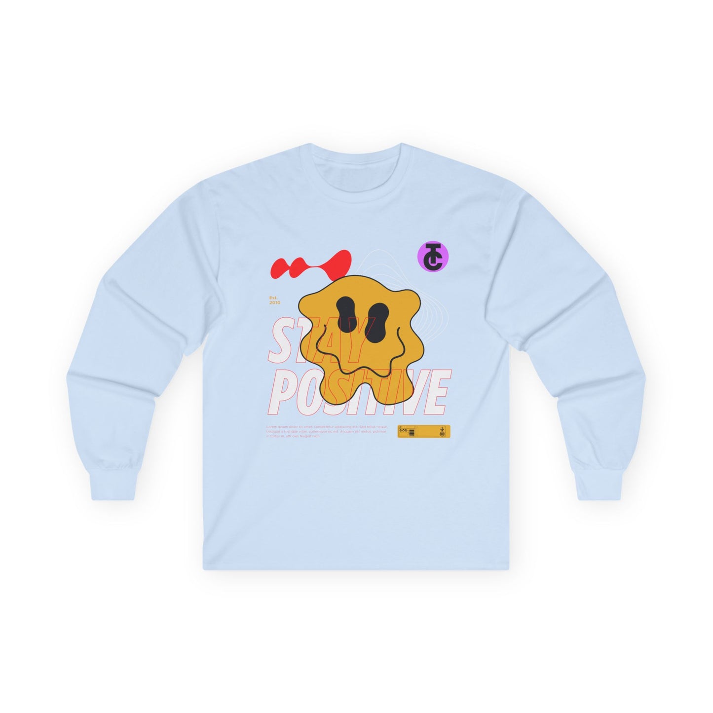 Stay Positive Long Sleeve Tee - Casual Comfort for Everyone - THE CATCH