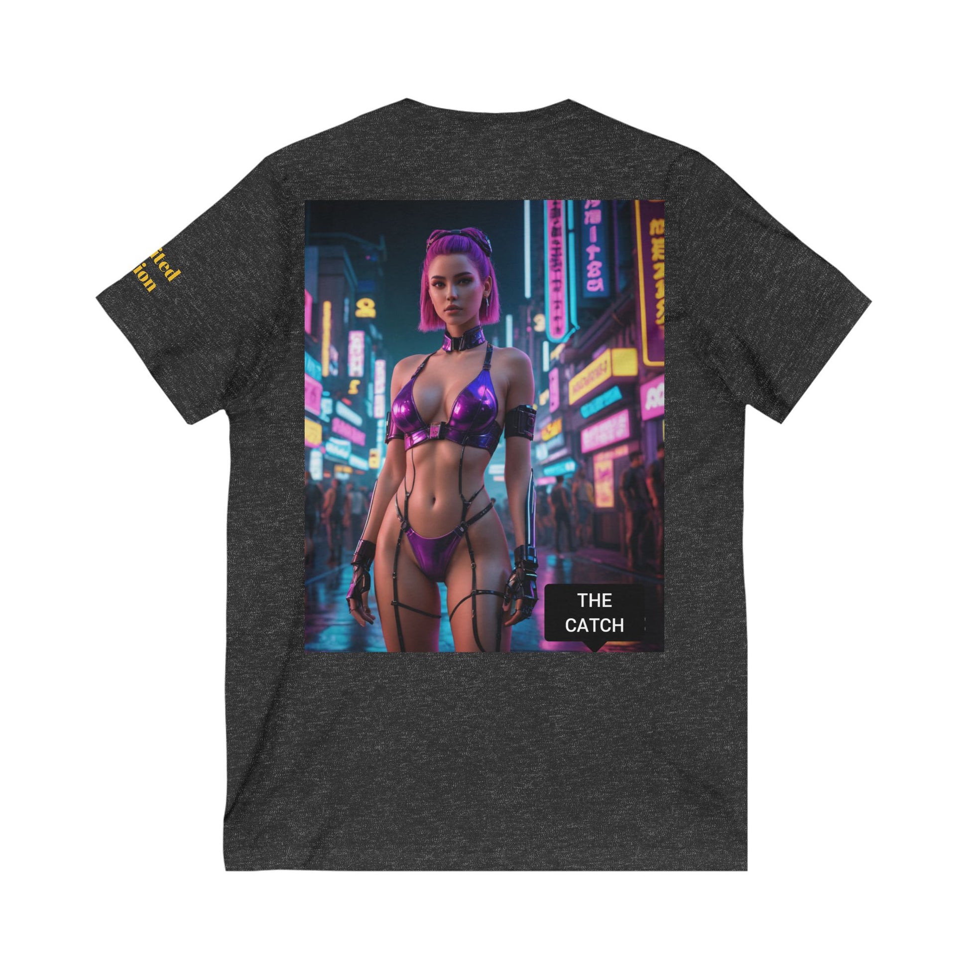 Unisex Jersey Short Sleeve V-Neck Tee - THE CATCH