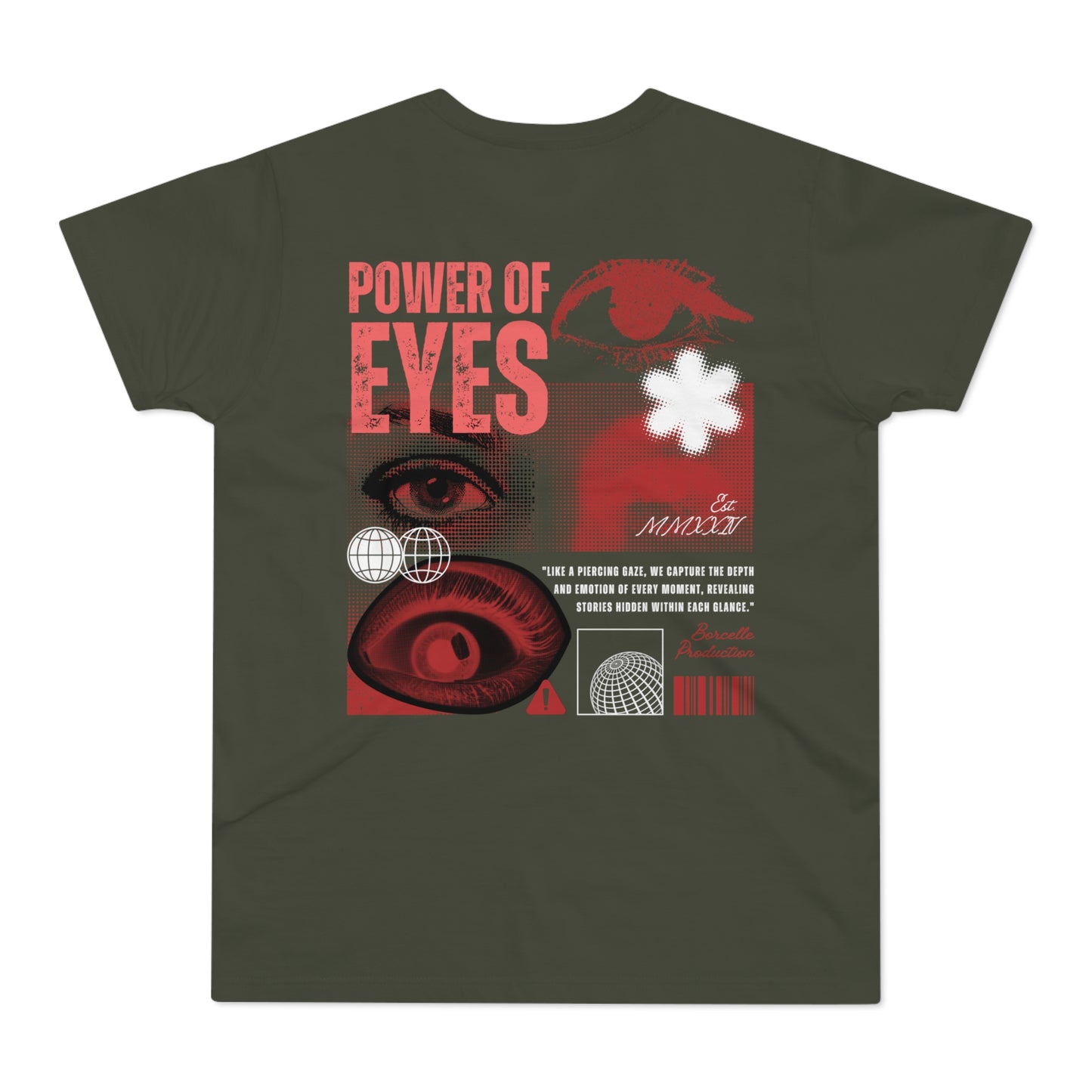 Men's Graphic T-Shirt - 'The Catch' with Eye Design - THE CATCH