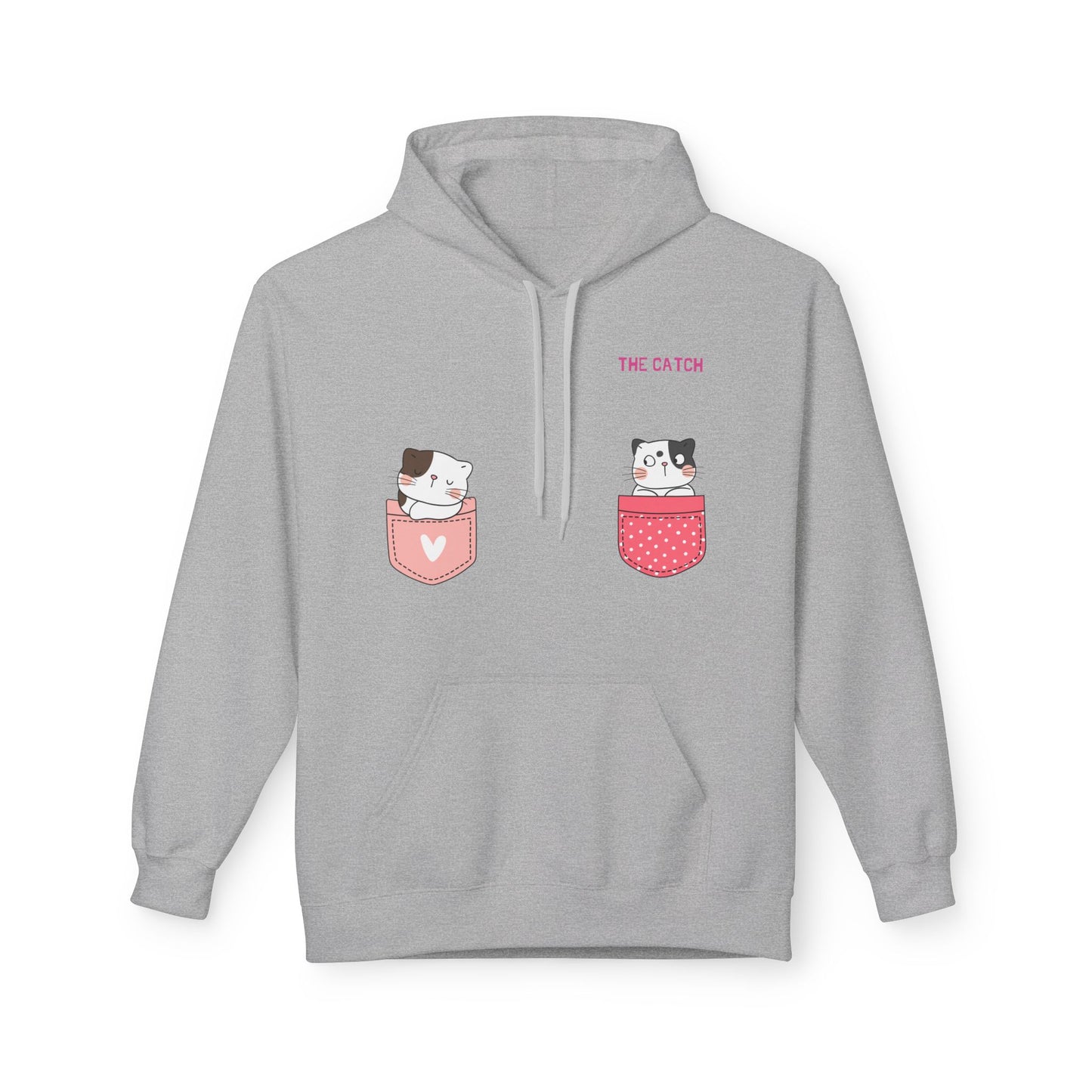 Cute Pets Pocket Fleece Hoodie - Softstyle Sweatshirt - THE CATCH