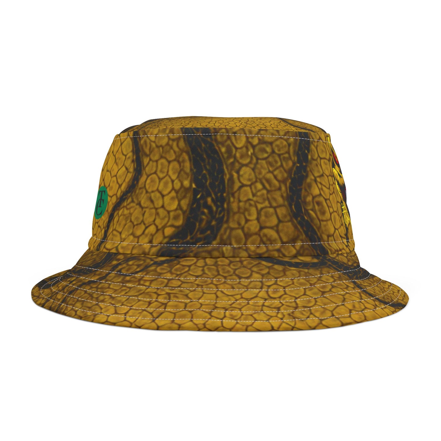 Cool Snake Print Bucket Hat | Fun Summer Accessory, Unique Gift, Outdoor Style, Festival Wear, Beach Cap - THE CATCH