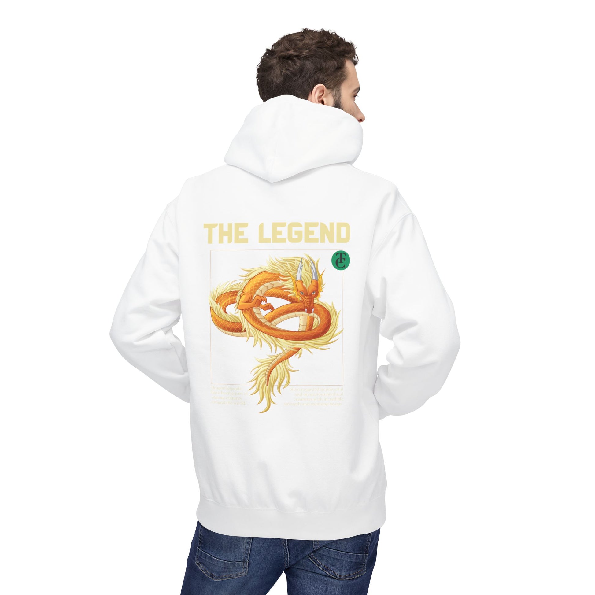 The Legend Dragon Hoodie - Midweight Softstyle Fleece - THE CATCH