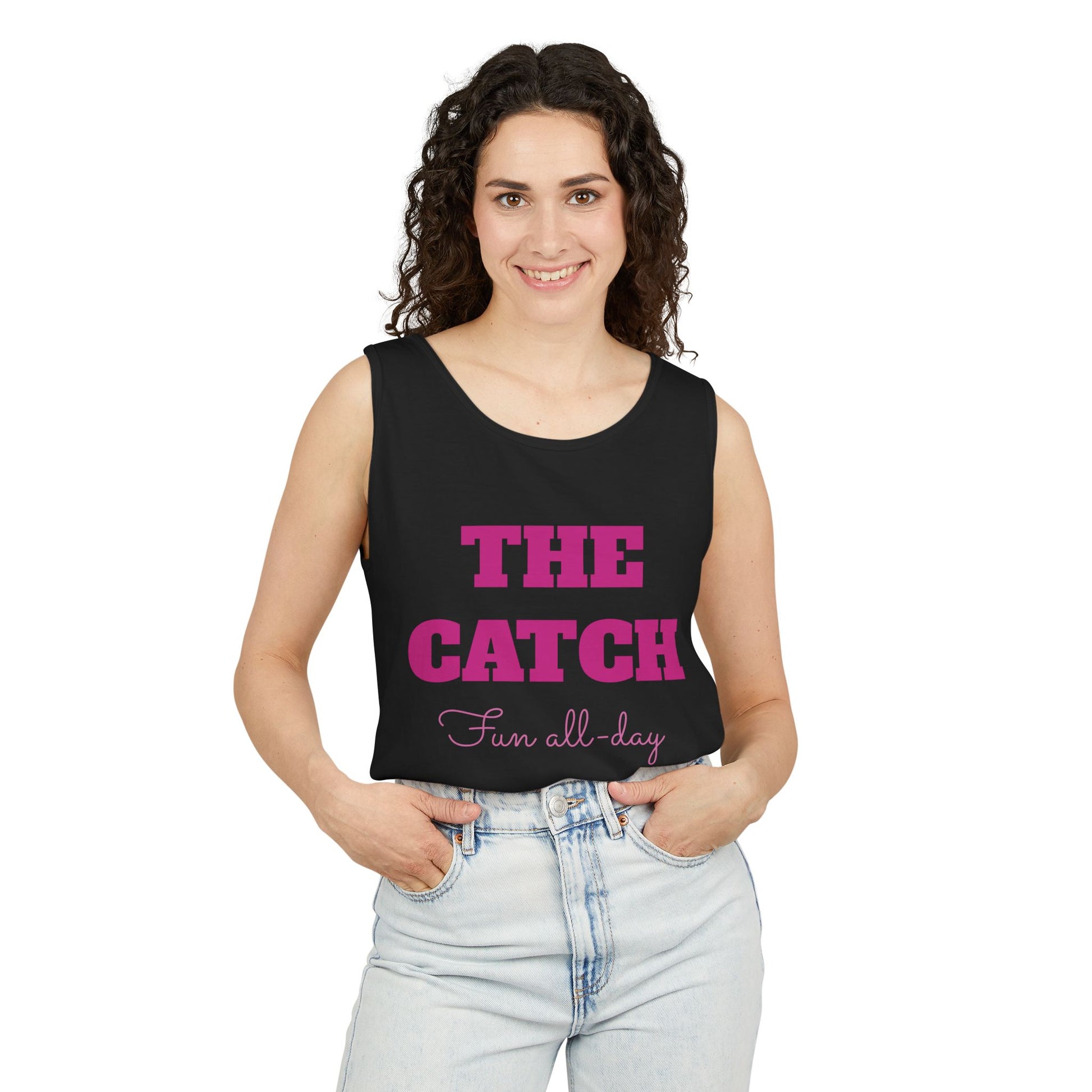 Woman's Garment-Dyed Tank Top - THE CATCH