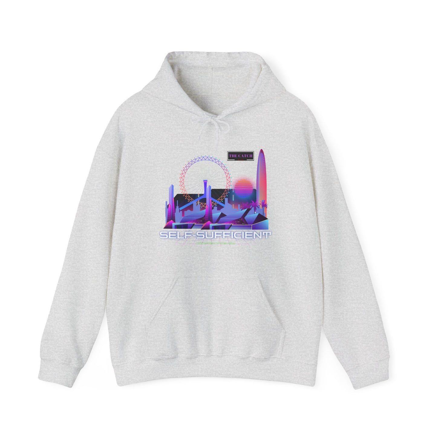 Retro Vibes Hooded Sweatshirt - Comfortable Streetwear, Perfect for Gifts, Relaxed Style, Fashion, Casual Wear - THE CATCH