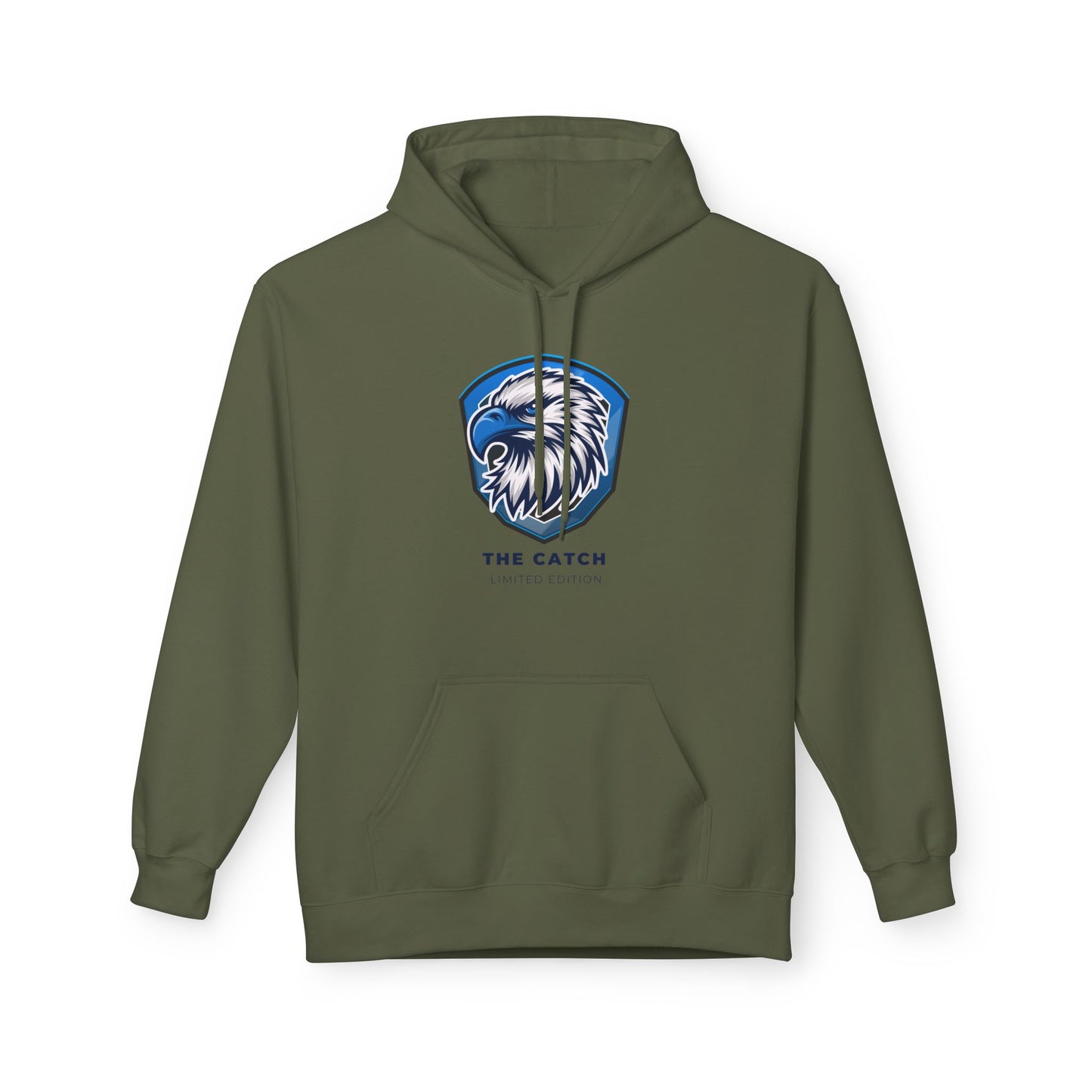 Eagle Graphic Fleece Hoodie - Warm, Stylish, Perfect for Outdoors, Gifts for Nature Lovers, Adventure Apparels, Casual Wear - THE CATCH