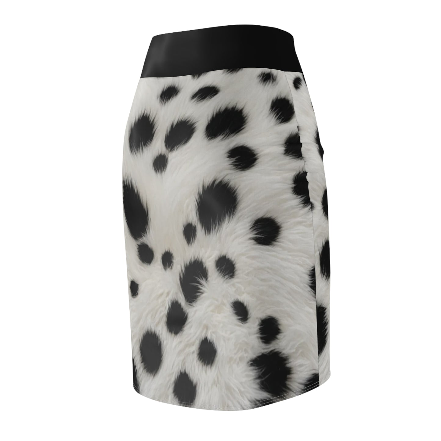 Cruella style Women's Pencil Skirt, AOP Dalmatian Print, Chic Office Wear, Trendy Summer Outfit, Perfect Gift for Fashion Lovers - THE CATCH