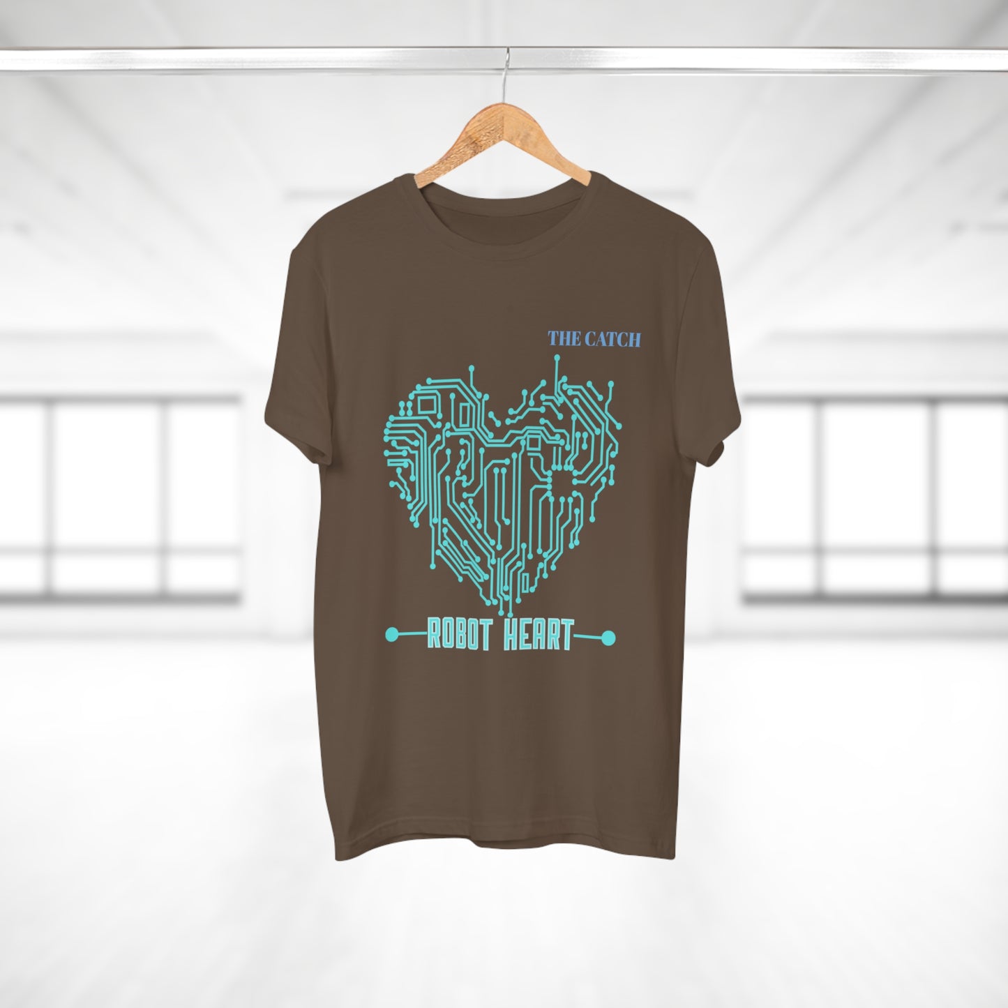 Robot Heart Graphic Tee for Tech Enthusiasts